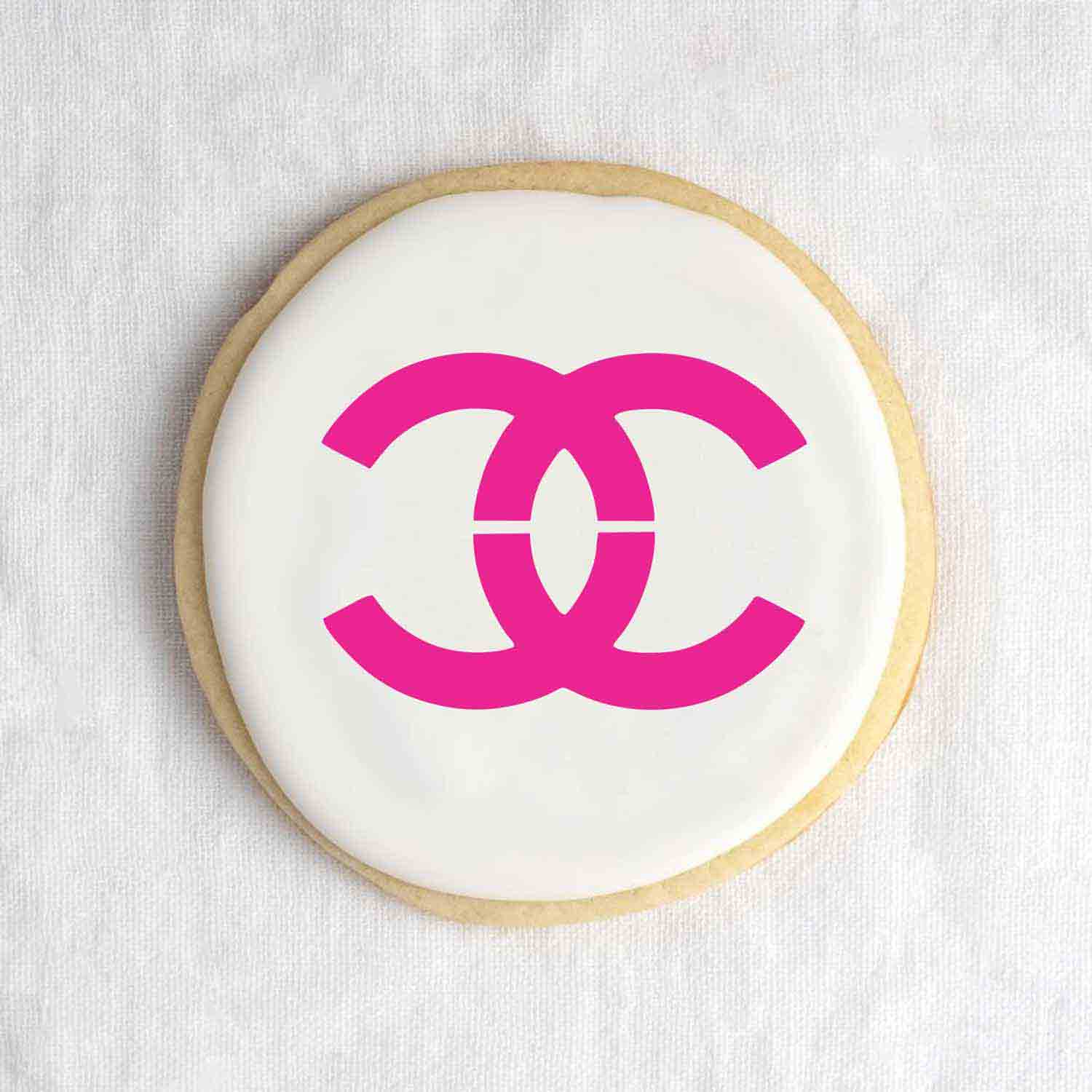 1500x1500 Chanel logo stencil Stencils for delicious cookies!