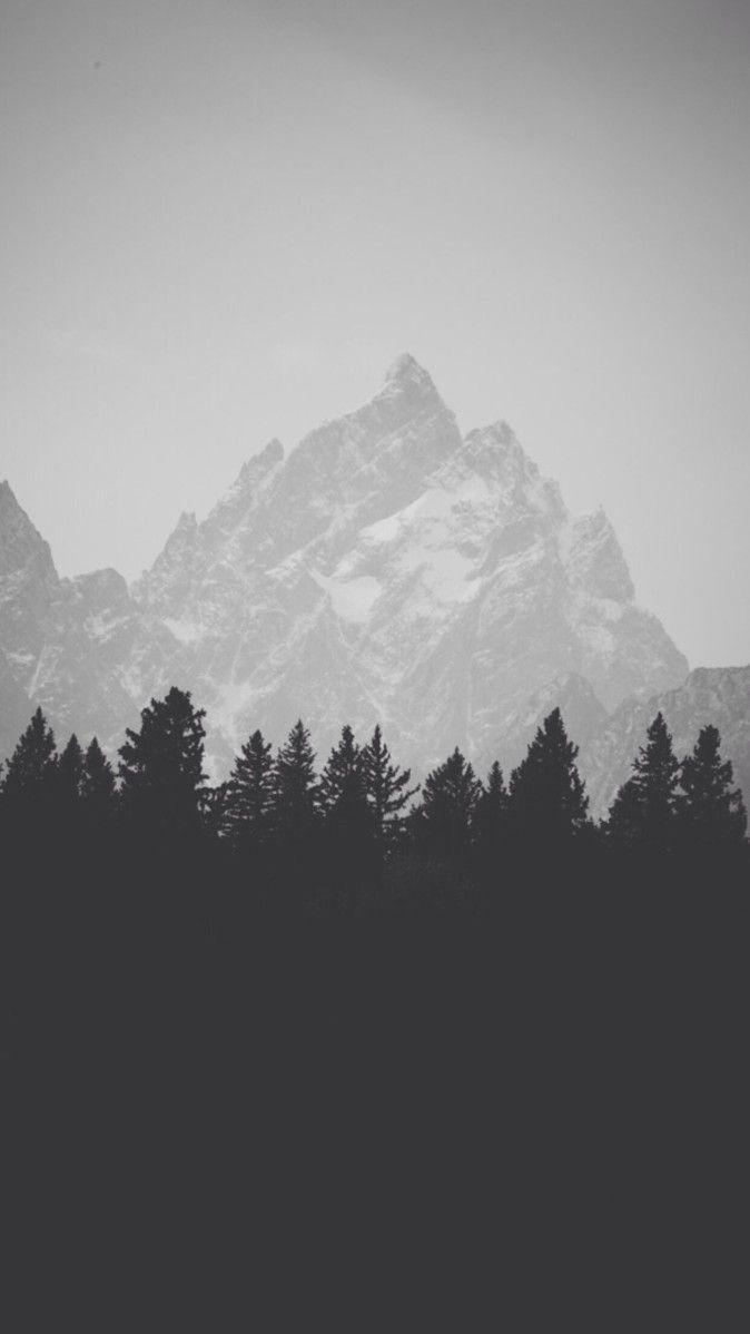 674x1198 Awesome iPhone 6 & Wallpaper. Mountain wallpaper, Black and white wallpaper, iPhone background