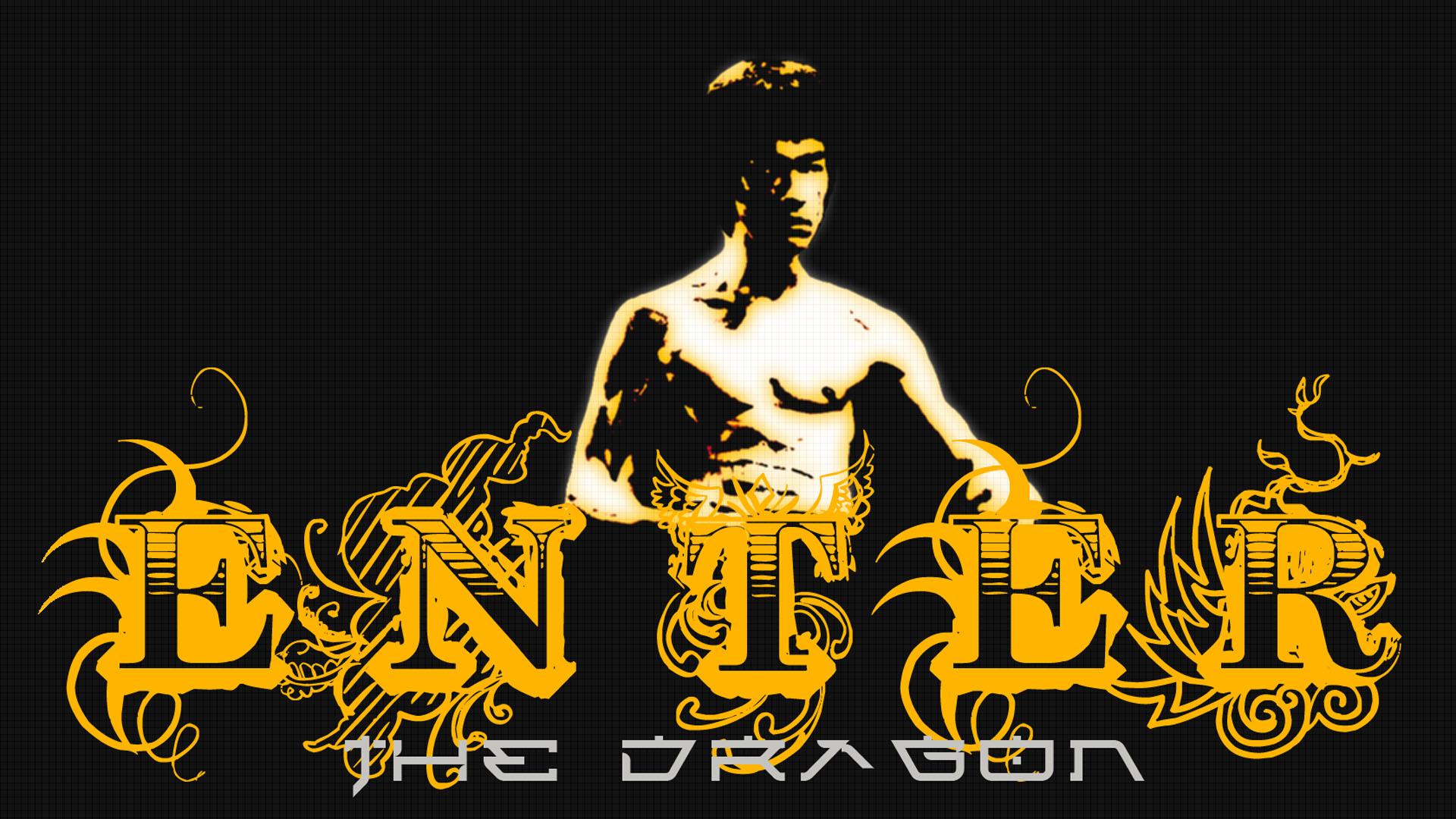 1920x1080 enter, The, Dragon, Bruce, Lee, Martial, Arts, Movie, Poster, Logo Wallpaper HD / Desktop and Mobile Background