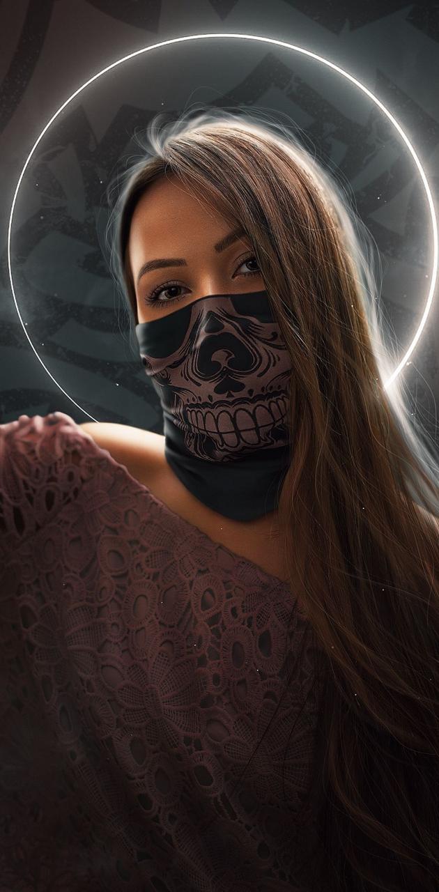 Girl With Mask Wallpapers Top Free Girl With Mask Backgrounds