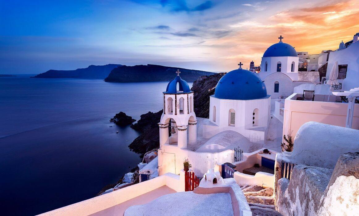 1162x700 Santorini Greece Wallpaper: HD, 4K, 5K for PC and Mobile. Download free image for iPhone, Android