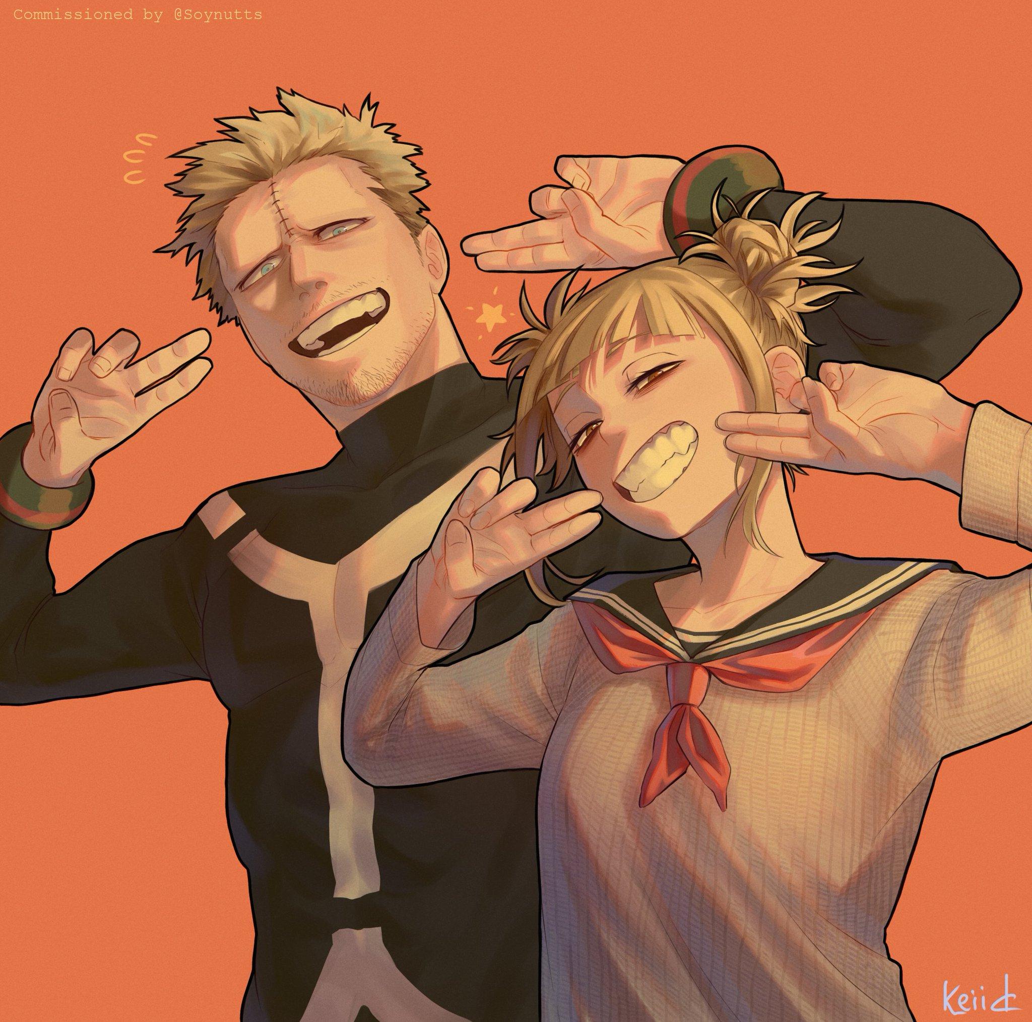 2048x2028 toga and twice no Hero Academia Wallpaper