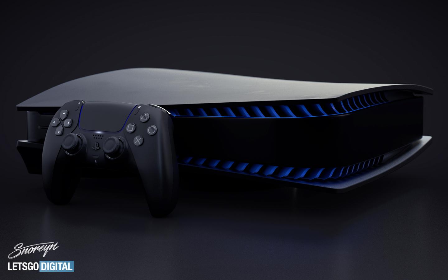 1440x900 PlayStation 5 Black version with CD and PS5 Digital Edition