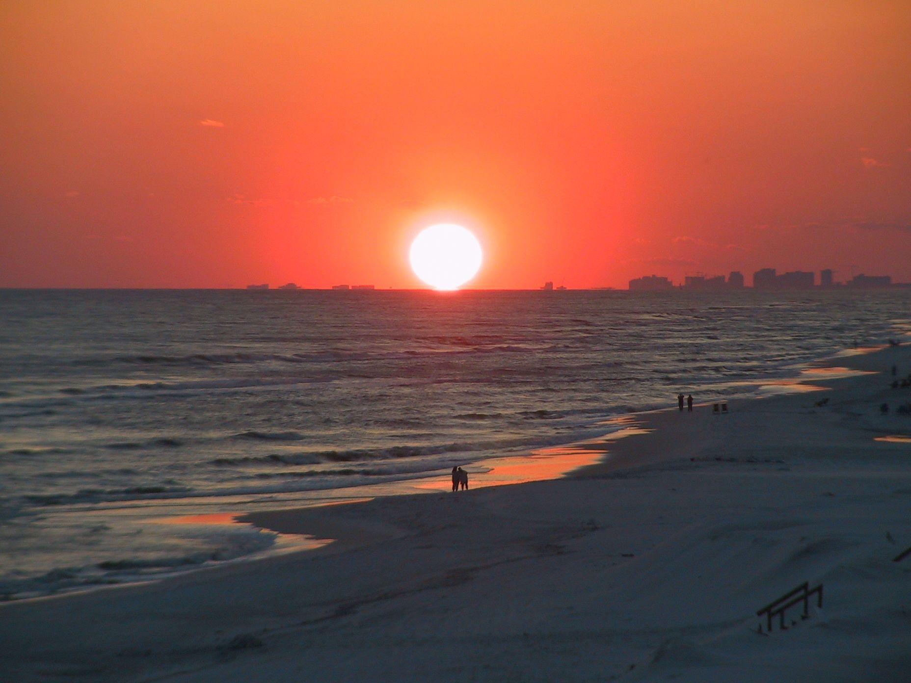 1856x1392 Beach Sunset 2. Beach sunset, City beach, Beach wallpaper