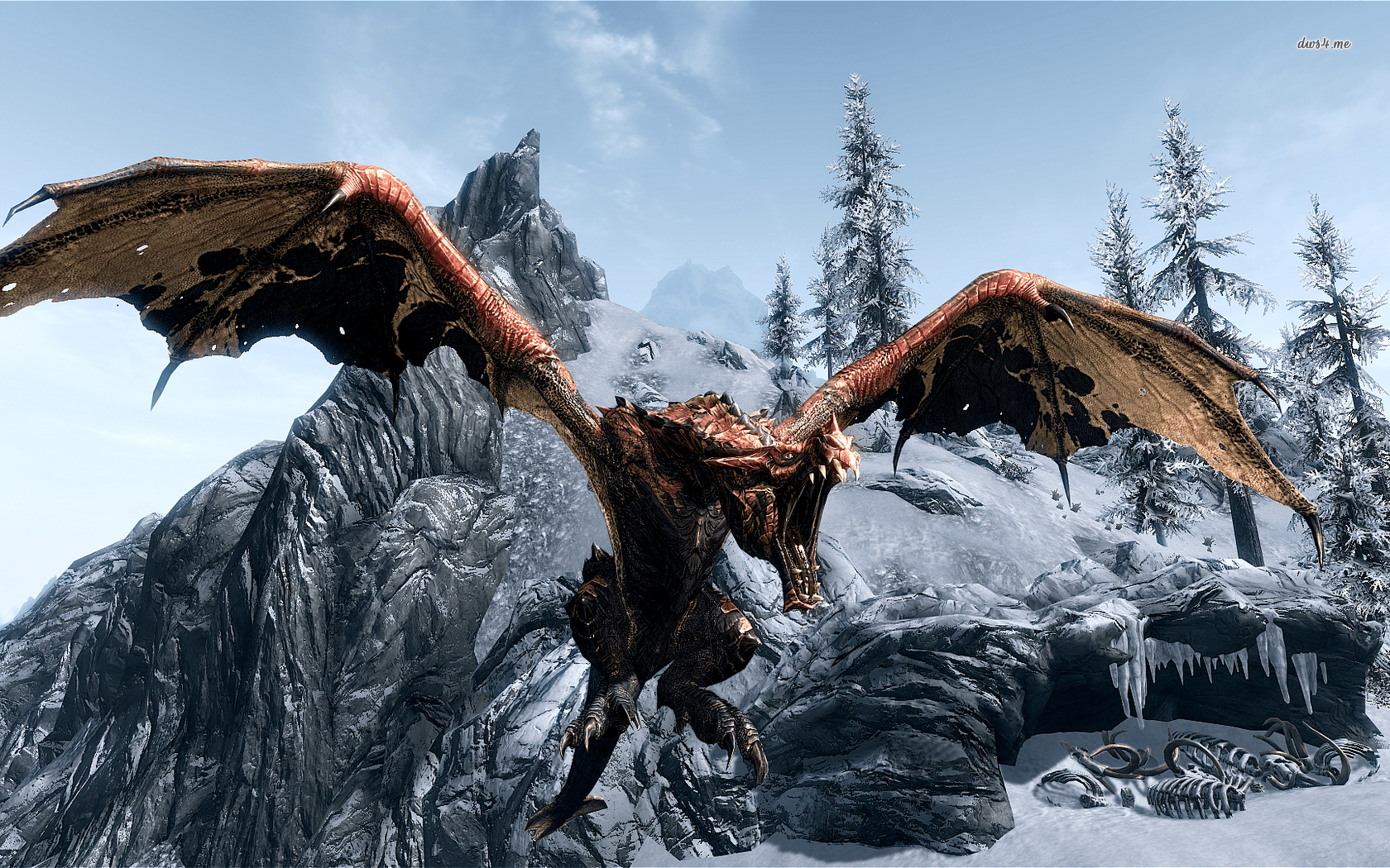 Skyrim Dragons 4K Wallpapers - Top Free Skyrim Dragons 4K Backgrounds ...