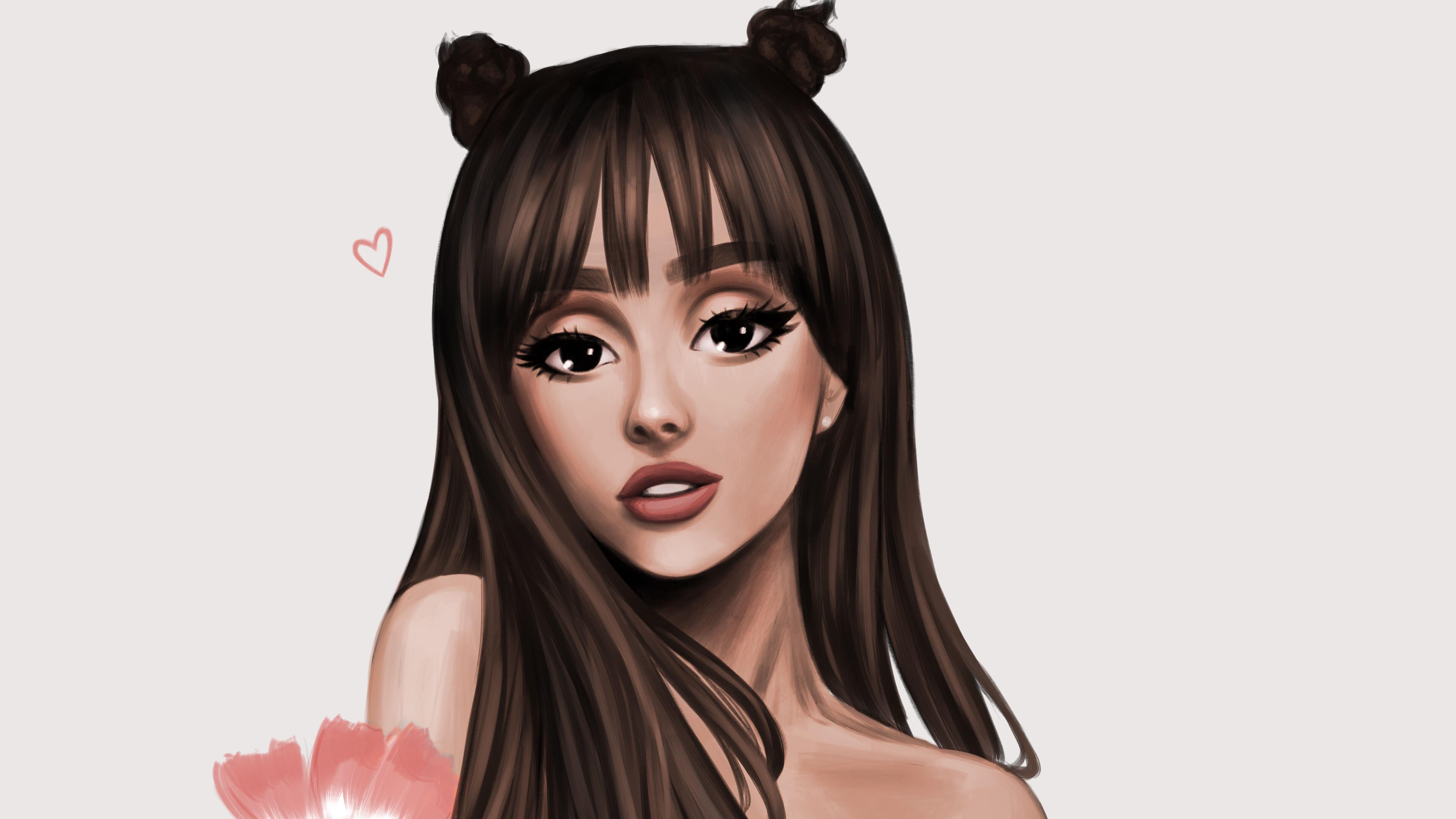4896x2754 ariana grande, music, hd, 4k, 5k, cartoons, artist, artwork, digital art