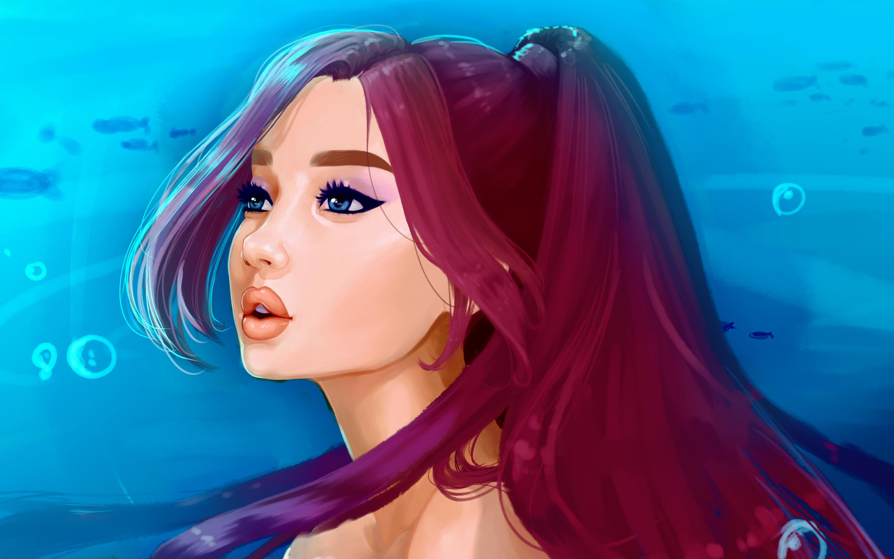 2880x1800 Ariana Grande Ariel Art Macbook Pro Retina HD 4k Wallpaper, Image, Background, Photo and Picture