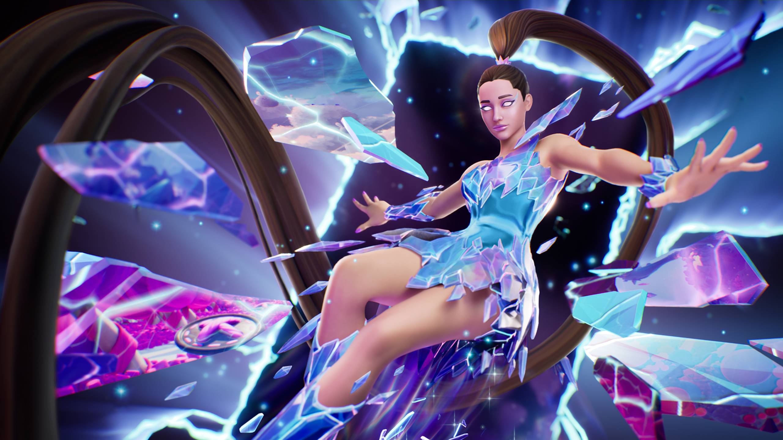 2560x1440 Ariana Grande Fortnite 1440P Resolution Wallpaper, HD Games 4K Wallpaper, Image, Photo and Background
