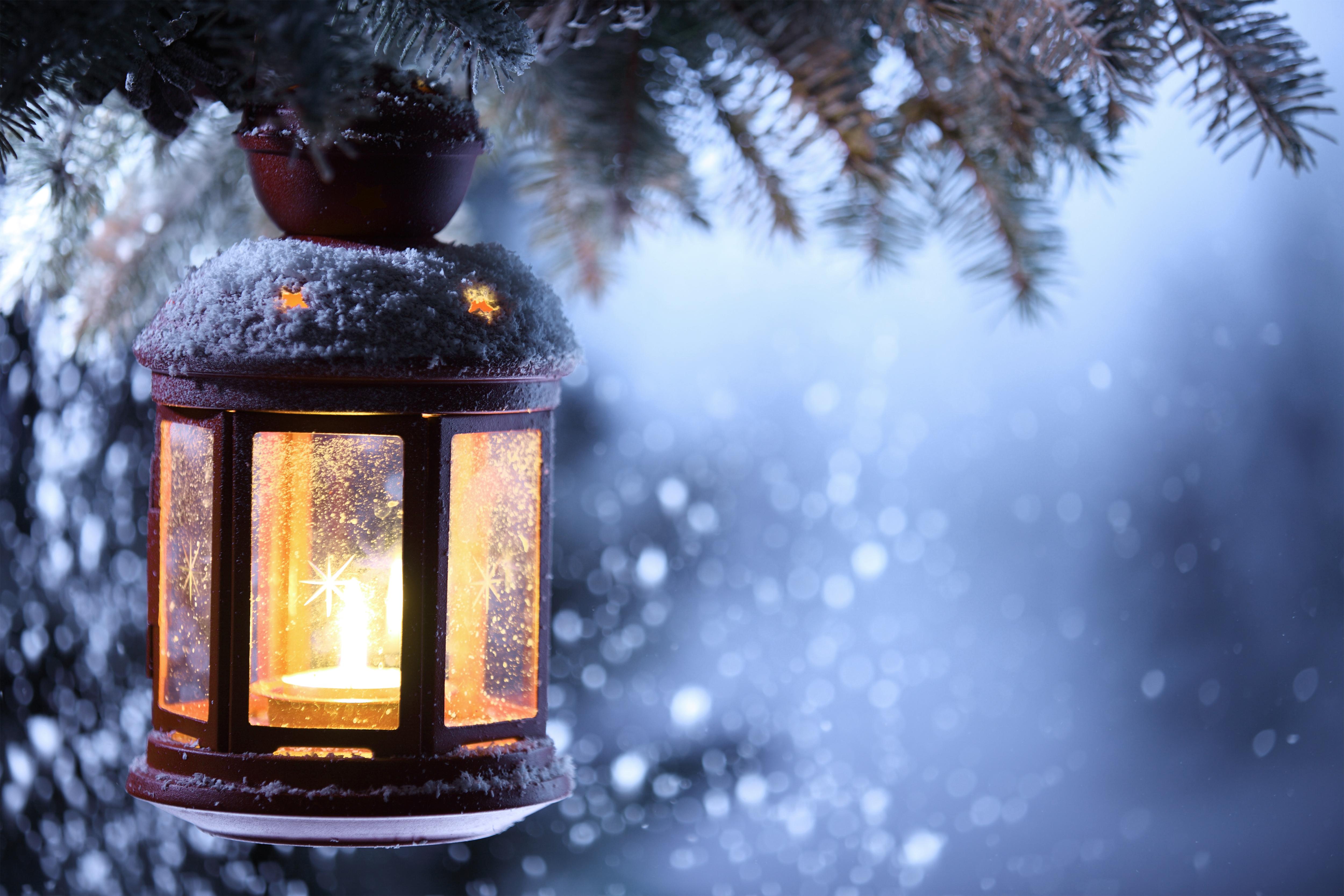 5000x3333 Winter Background with Lantern​-Quality Free Image and Transparent PNG Clipart