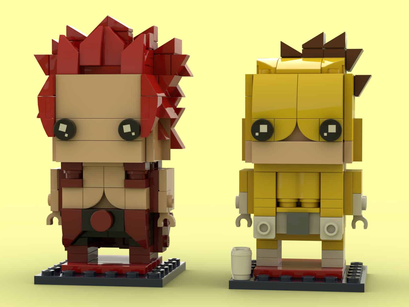 1600x1200 Eijiro Kirishima & Rikido Sato Hero Academia. Belle Ve Bricks