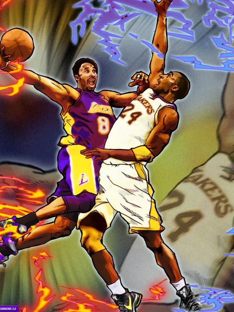768x1024 Kobe Bryant Wallpaper