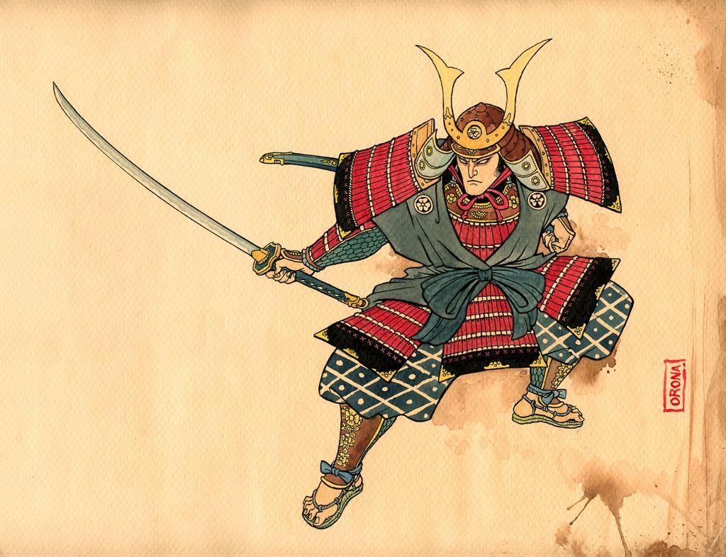 1024x786 Artistic Samurai wallpaper (Desktop, Phone, Tablet)