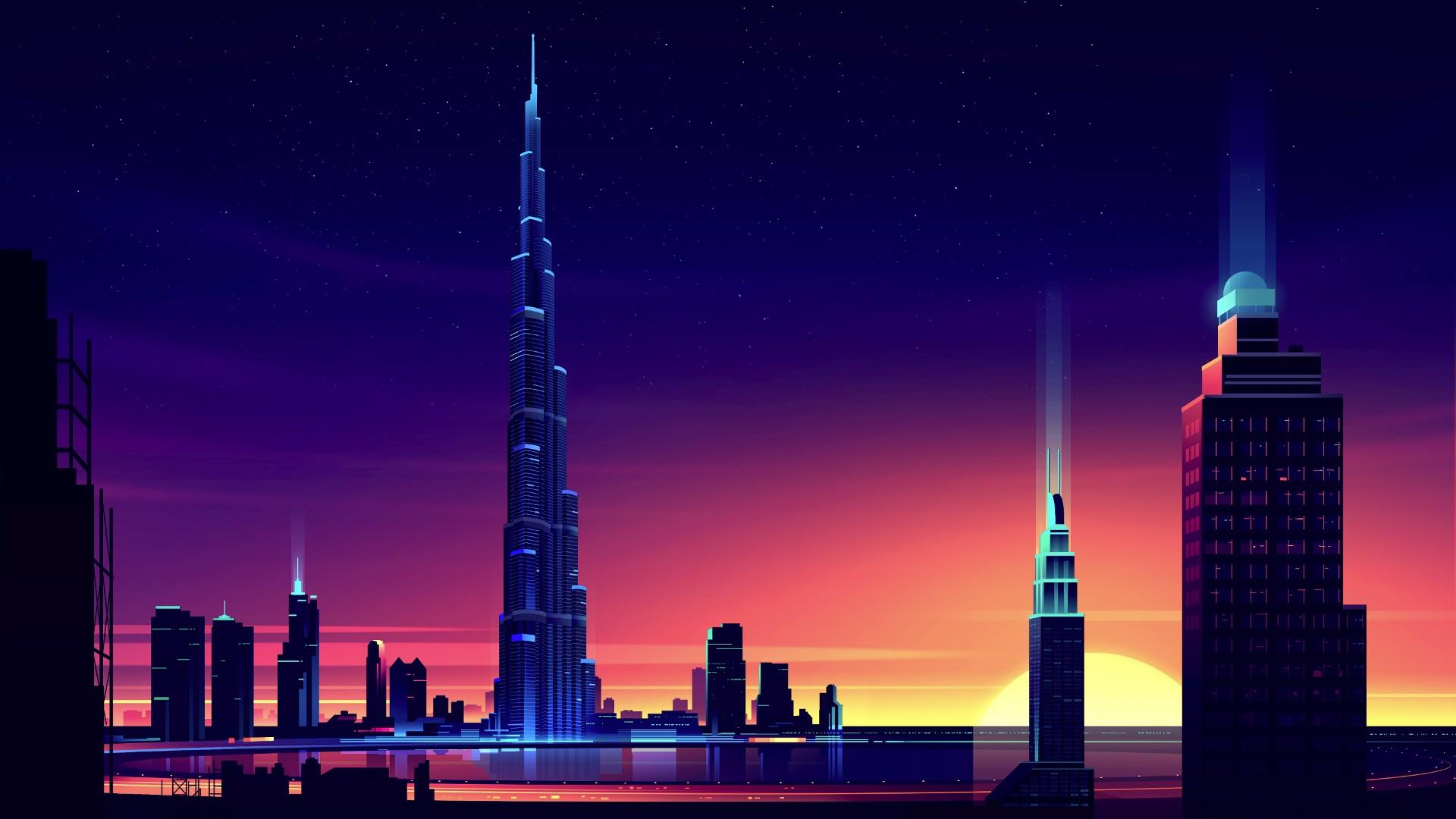 1920x1080 Desktop Dubai Wallpaper