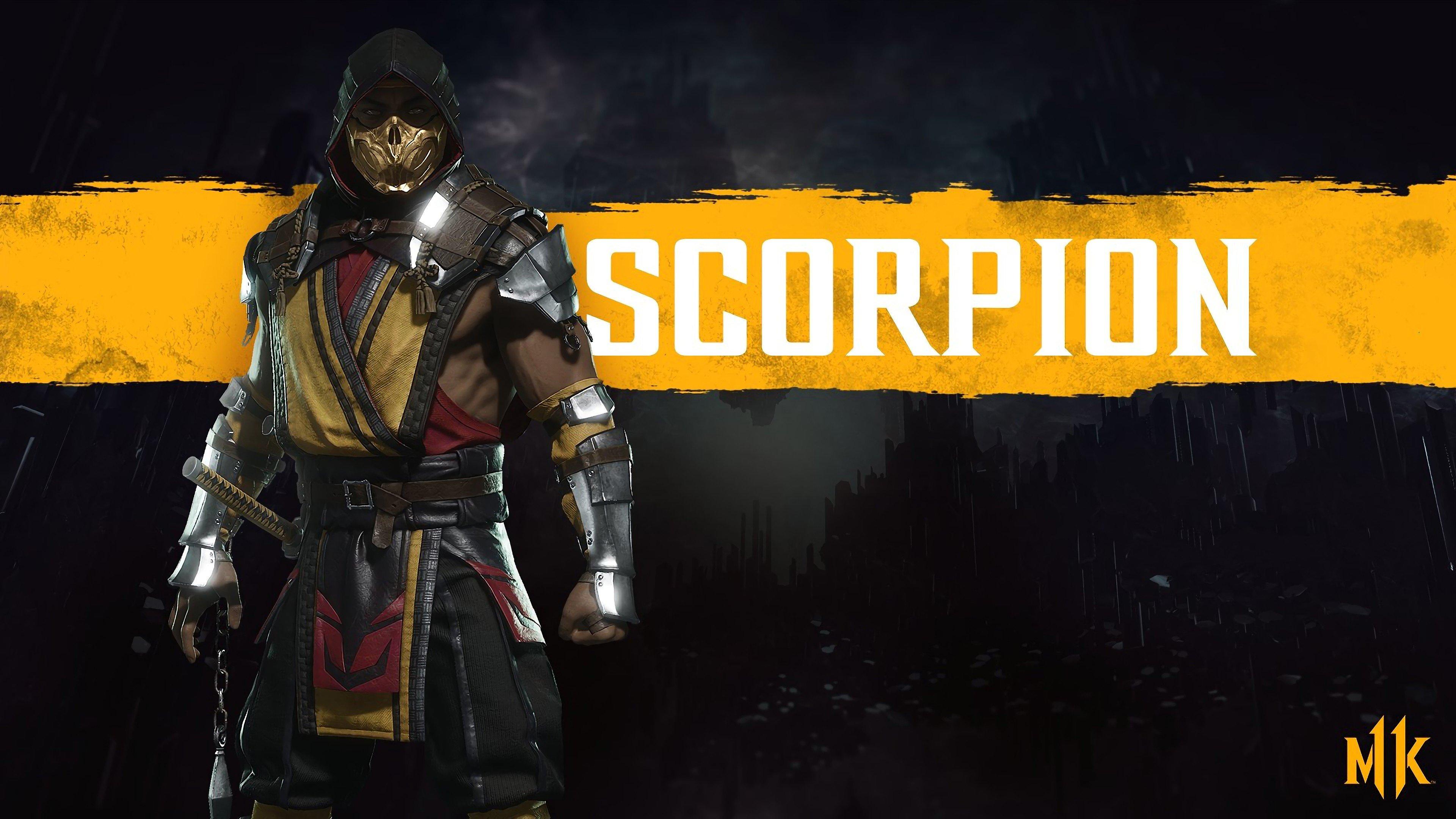 3840x2160 Scorpion Mortal Kombat Wallpaper 3840x2160 65114