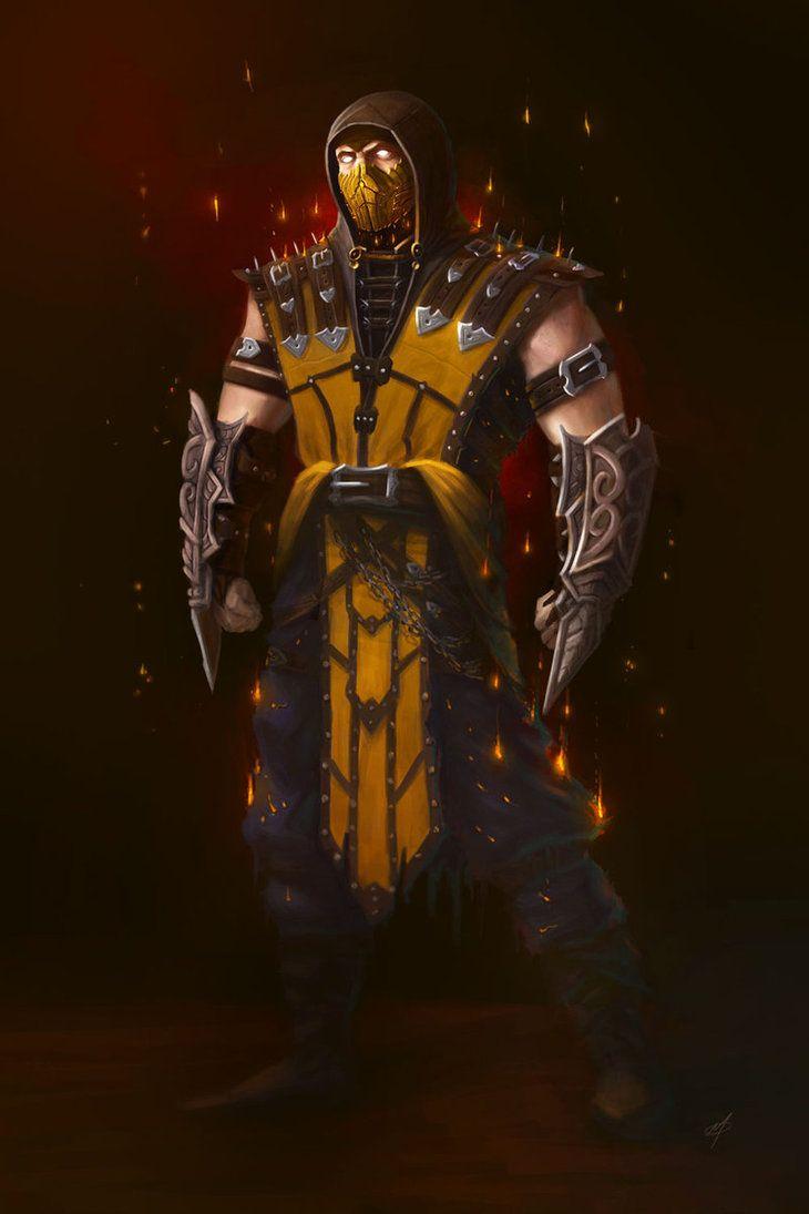 730x1095 Scorpion. Mortal kombat, Mortal kombat characters, Mortal kombat art