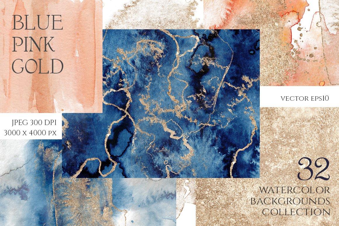 Blue Pink and Gold Wallpapers Top Free Blue Pink and Gold Backgrounds