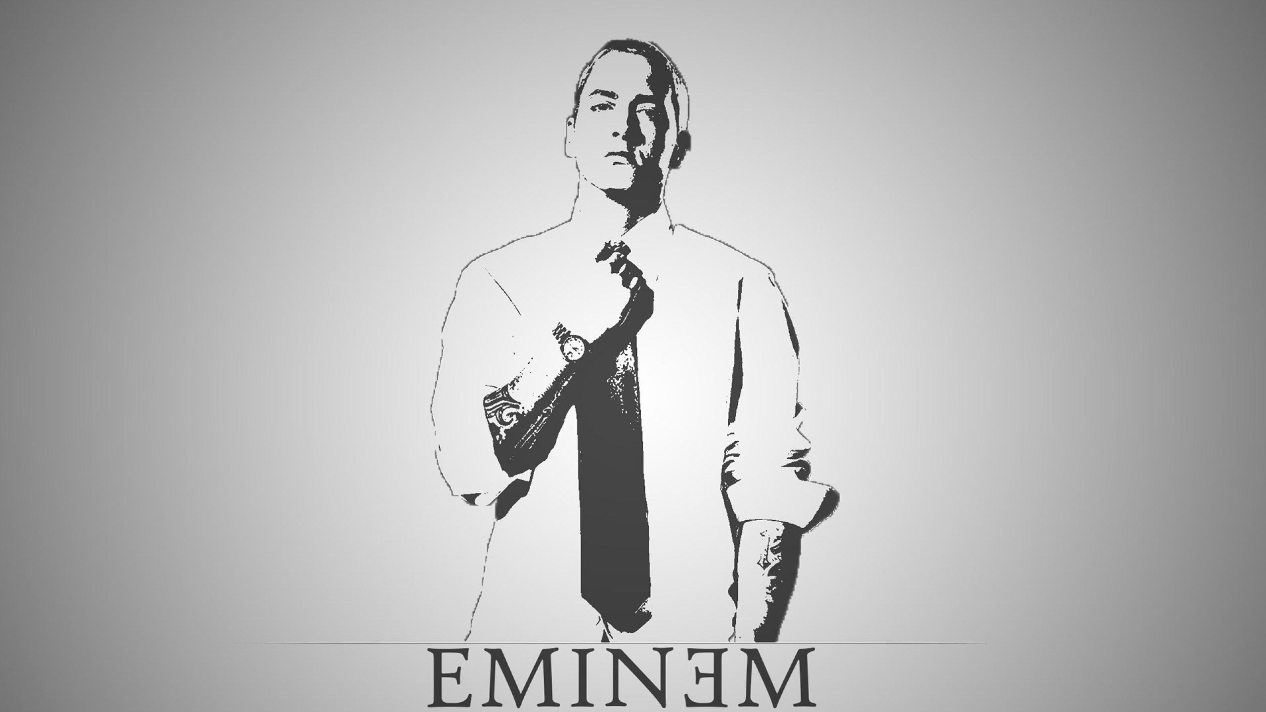 2560x1440 Eminem HD Wallpaper Youtube Cover Photo