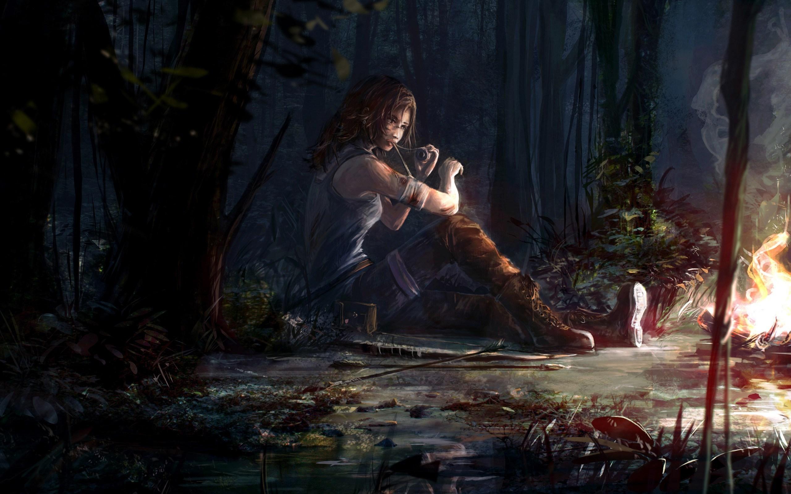 2560x1600 Lara Croft HD Wallpaper