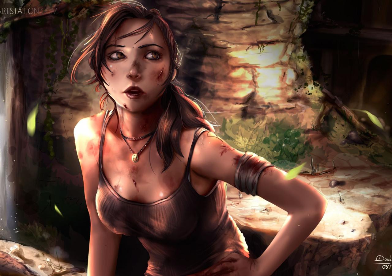 1280x900 Desktop Wallpaper Tomb Raider Video Game, Gaming, Lara Croft, Art, HD Image, Picture, Background, Exmrqe