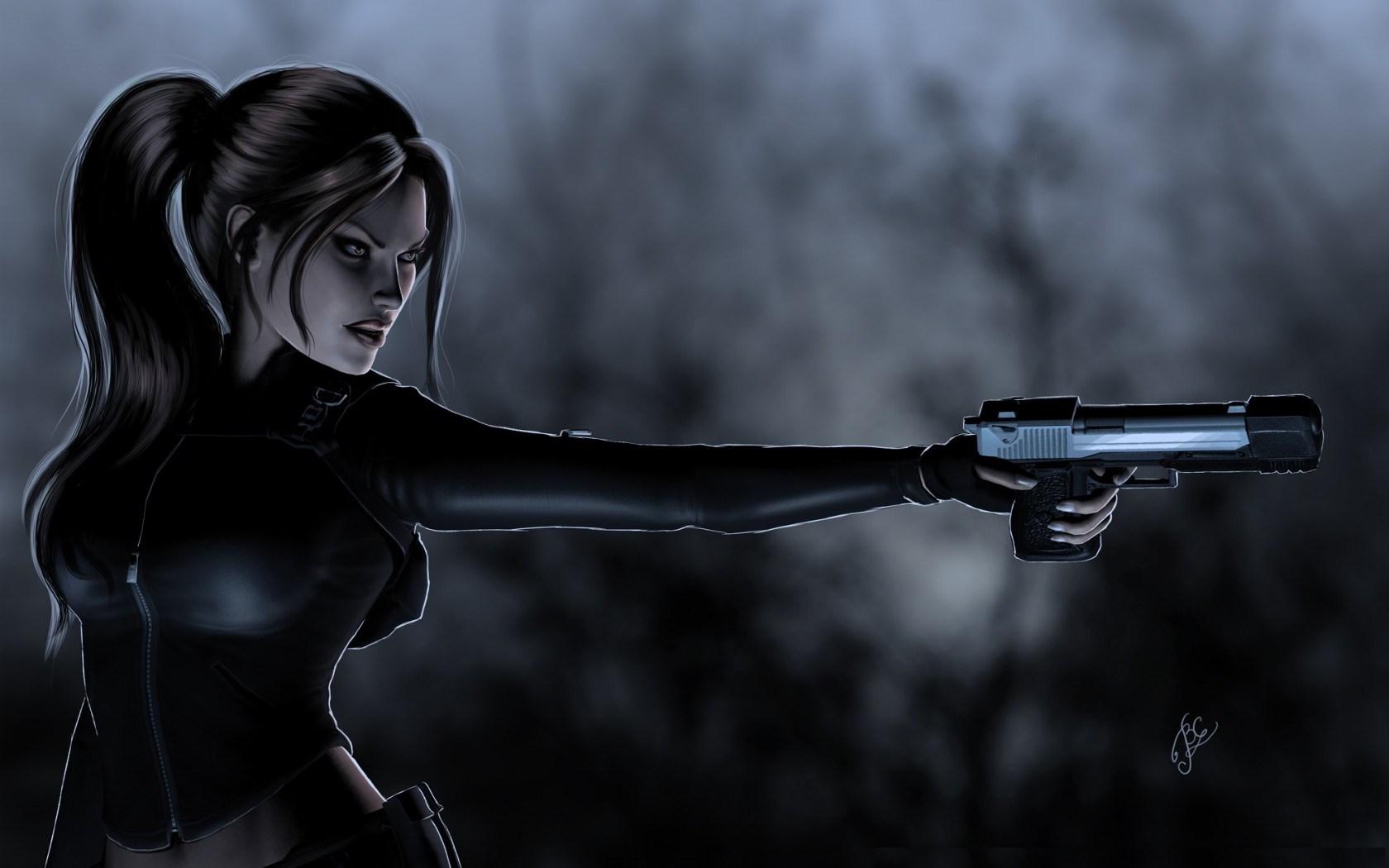 1680x1050 Tomb Raider Lara Croft Art