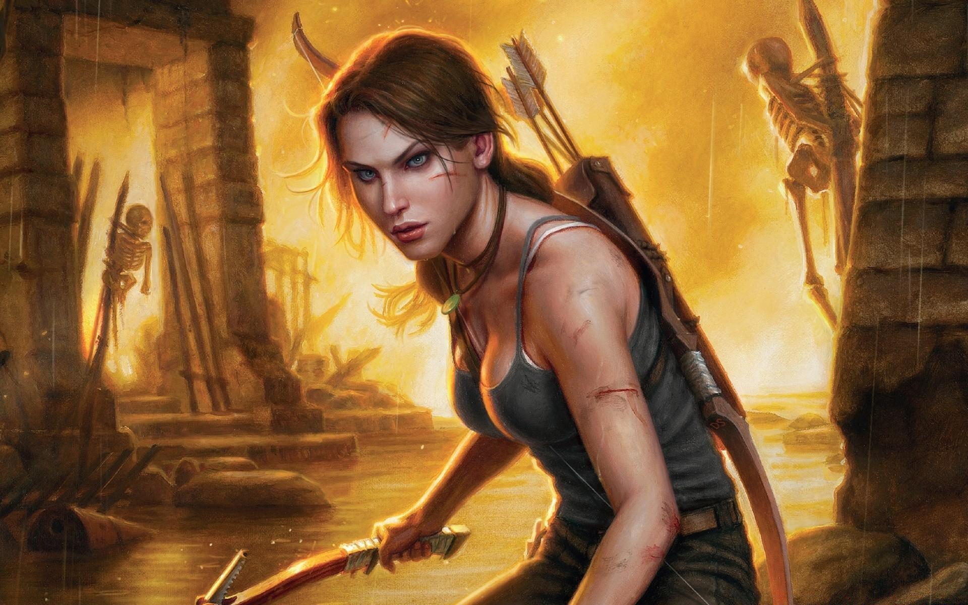 1920x1200 Tomb Raider 2013 Concept Art wallpaper (phone background)