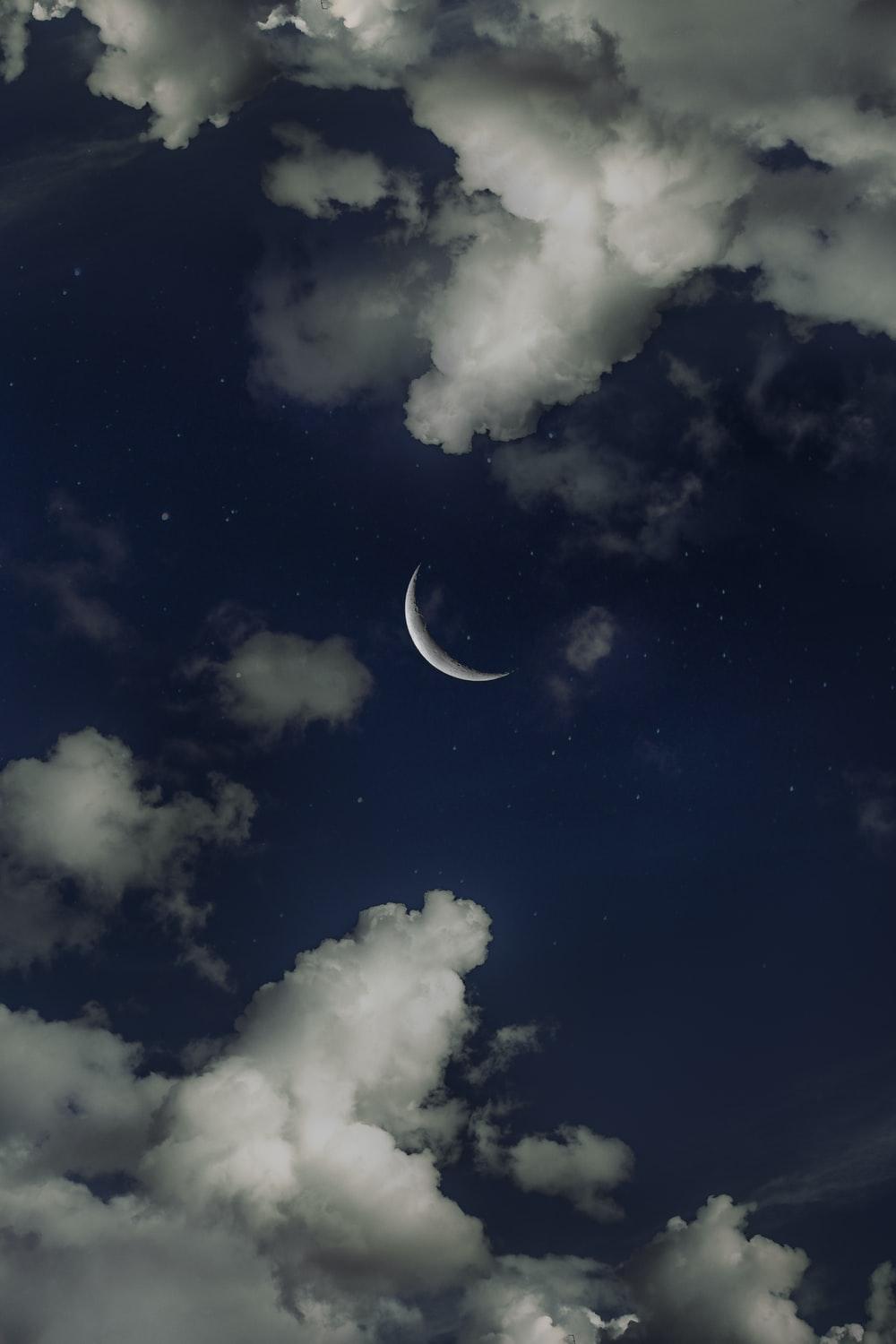 Night Sky with Clouds Wallpapers - Top Free Night Sky with Clouds ...