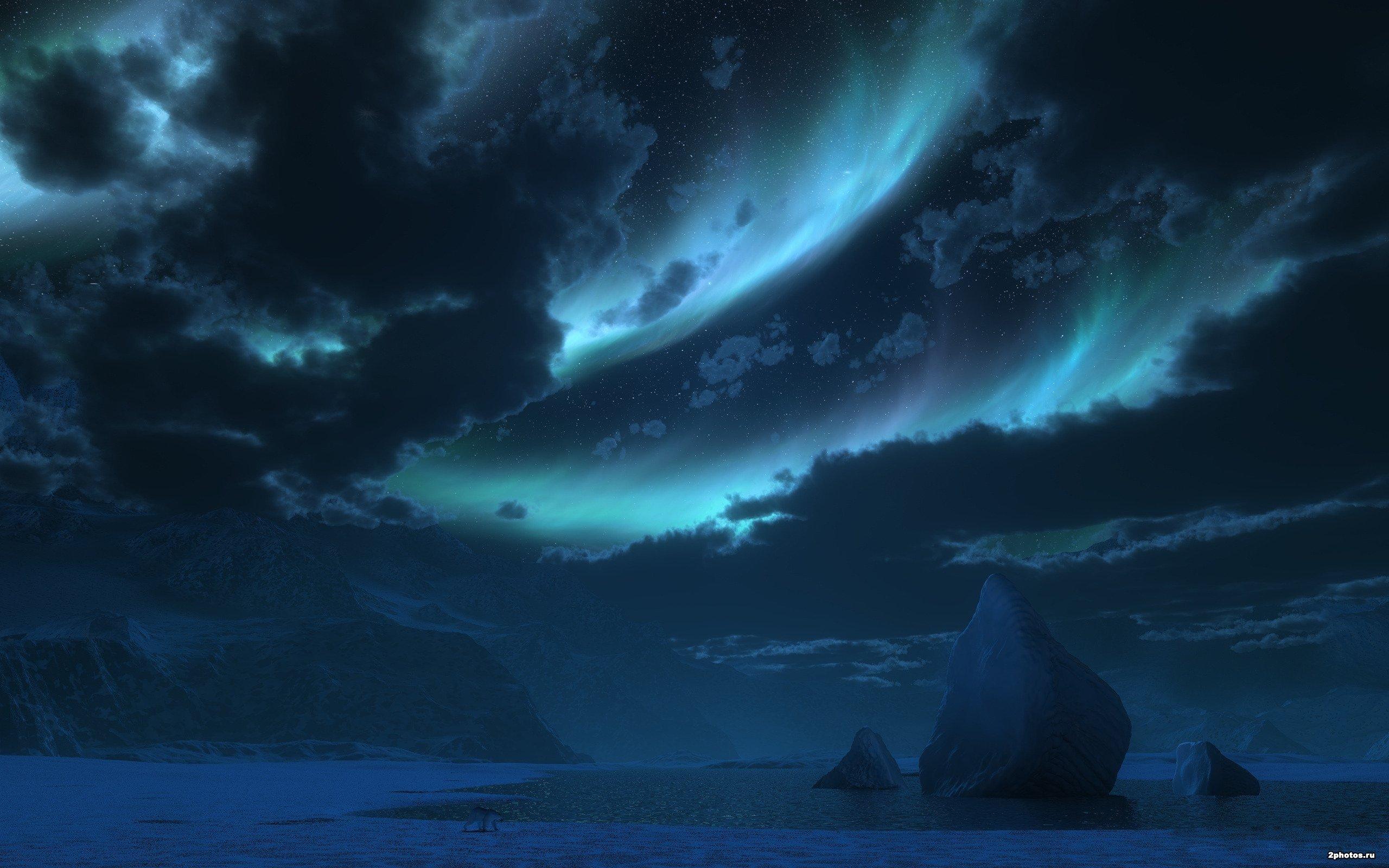 2560x1600 Clouds At Night HD Wallpaper