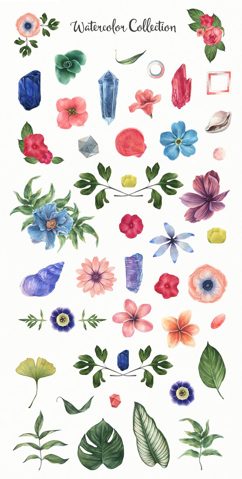 826x1633 Free Watercolors: Background, Patterns, Objects, Logos