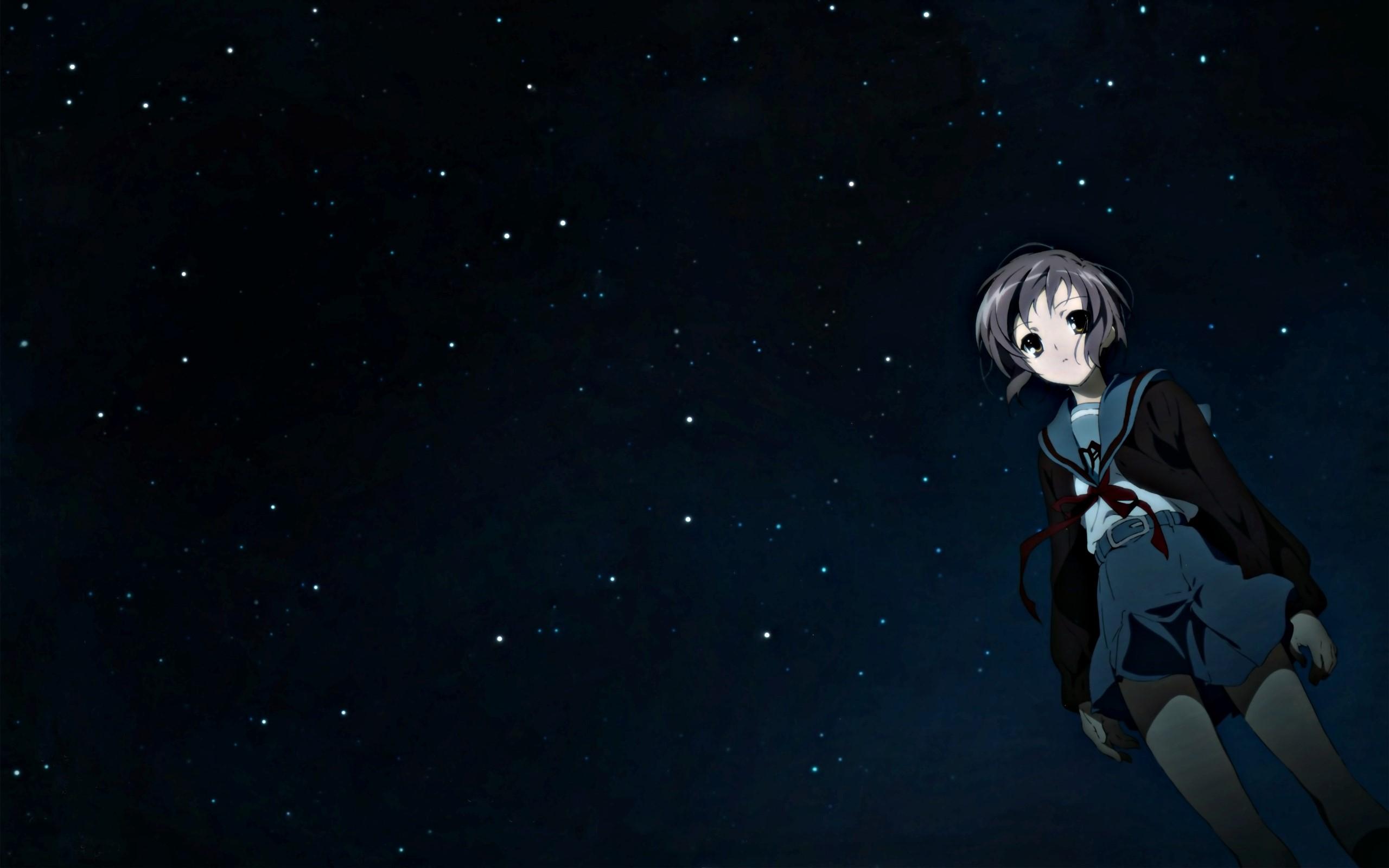2560x1600 Anime, Night, Sky wallpaper