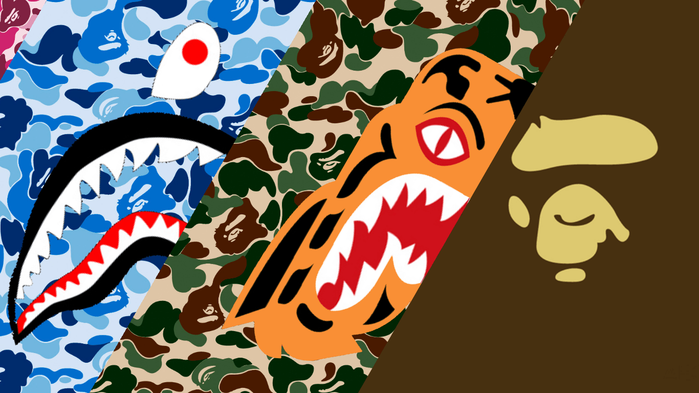 1366x768 Desktop Bape Wallpaper