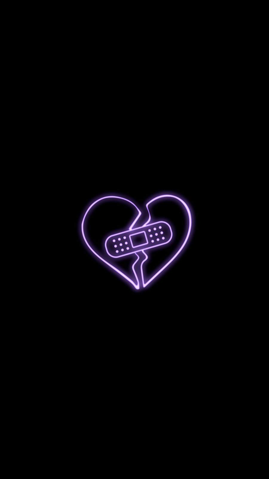 Neon Broken Heart Wallpapers - Top Free Neon Broken Heart Backgrounds