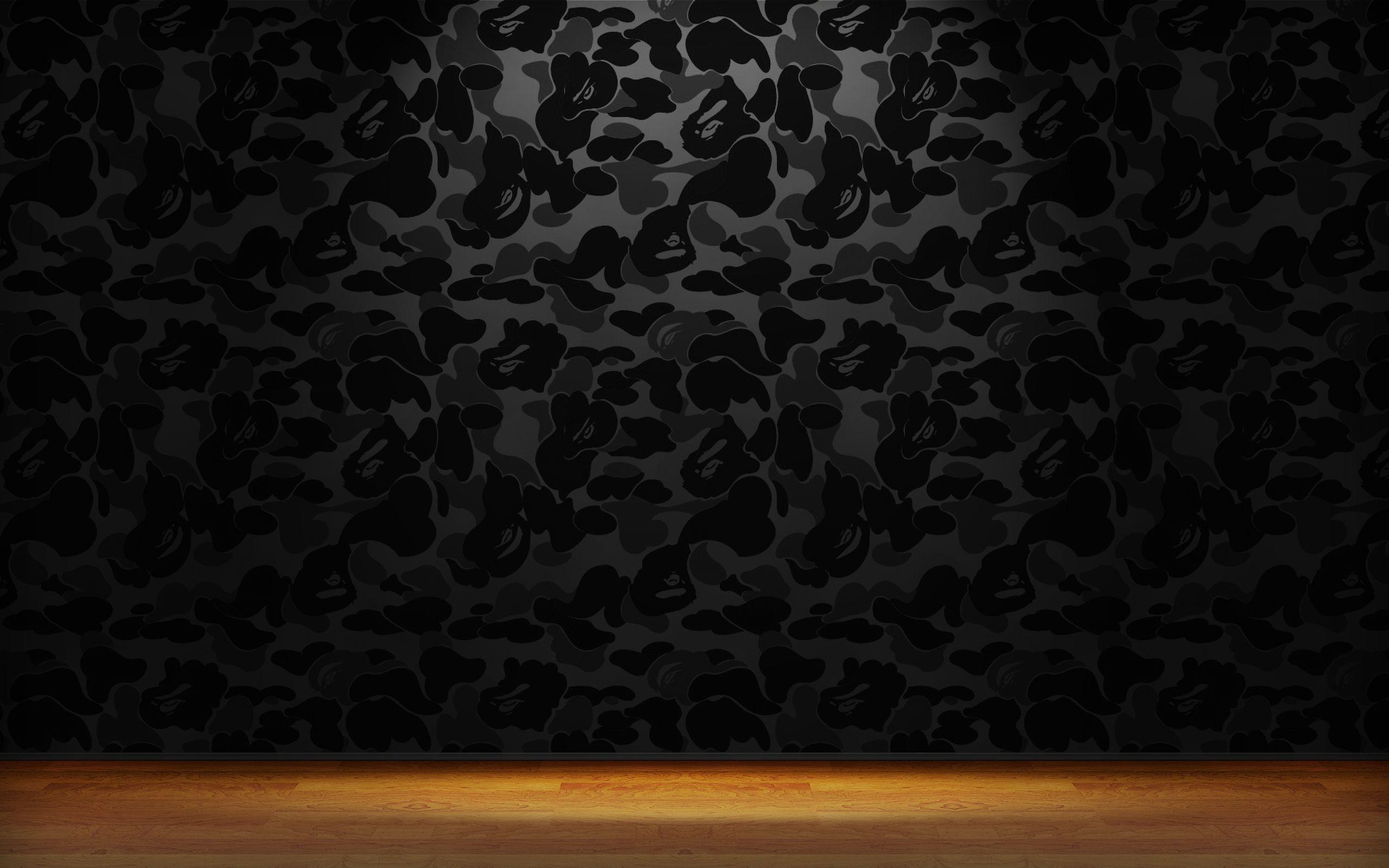 2560x1600 Bape Desktop Black Wallpaper