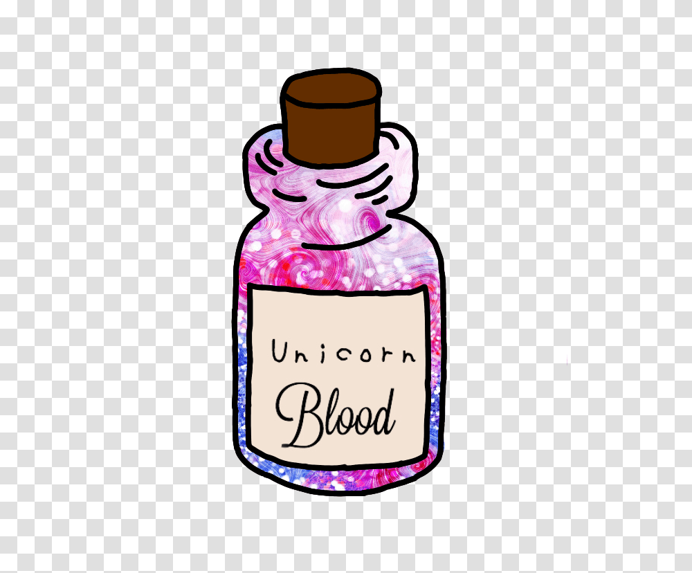 1000x828 Unicorn Blood Sticker Tumblr Asthetic Aesthetic Aes, Bottle, Plant, Cosmetics, Wedding Cake Transparent Png