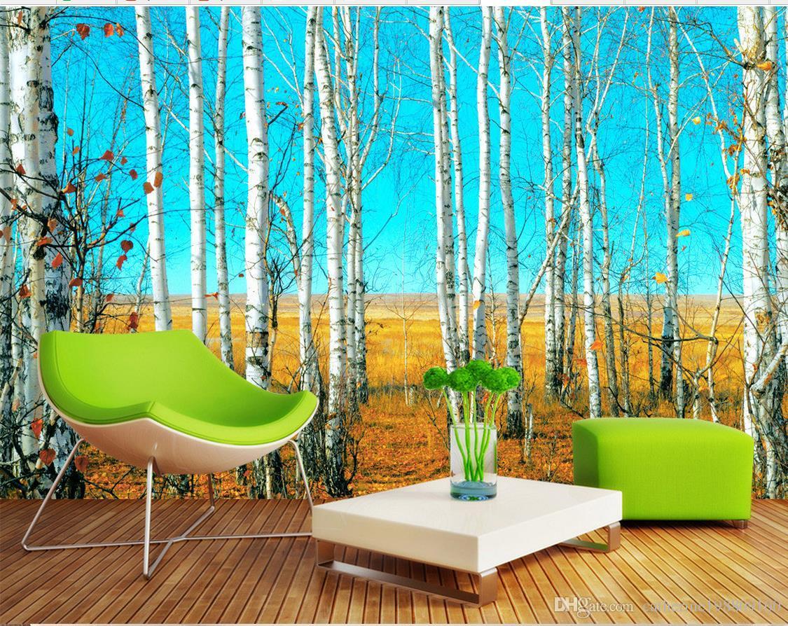 1125x894 Hd Trees 3D Landscape Background Wall Murals Mural 3D Wallpaper 3D