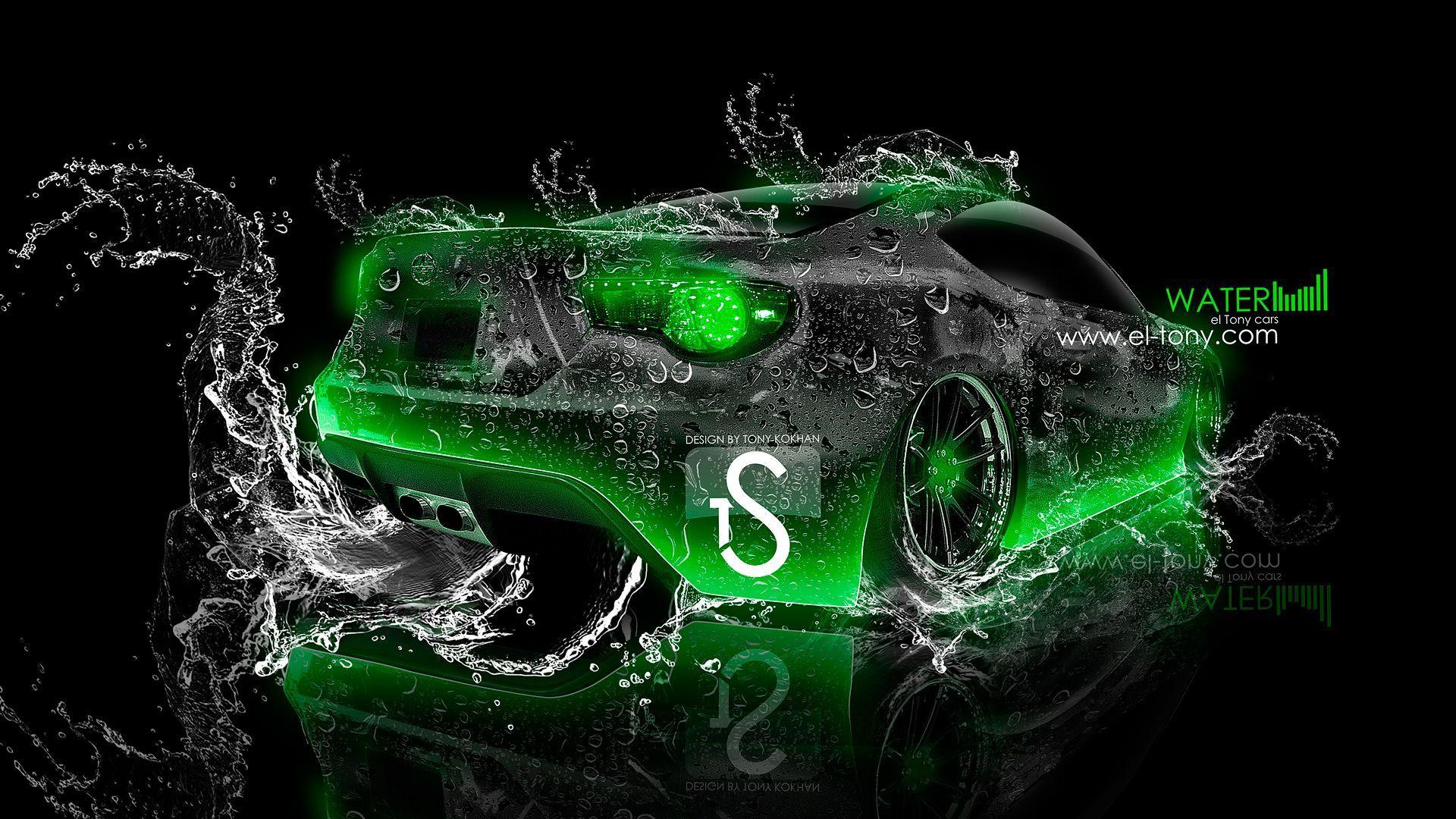 1920x1080 Neon Green Cool Car Wallpaper