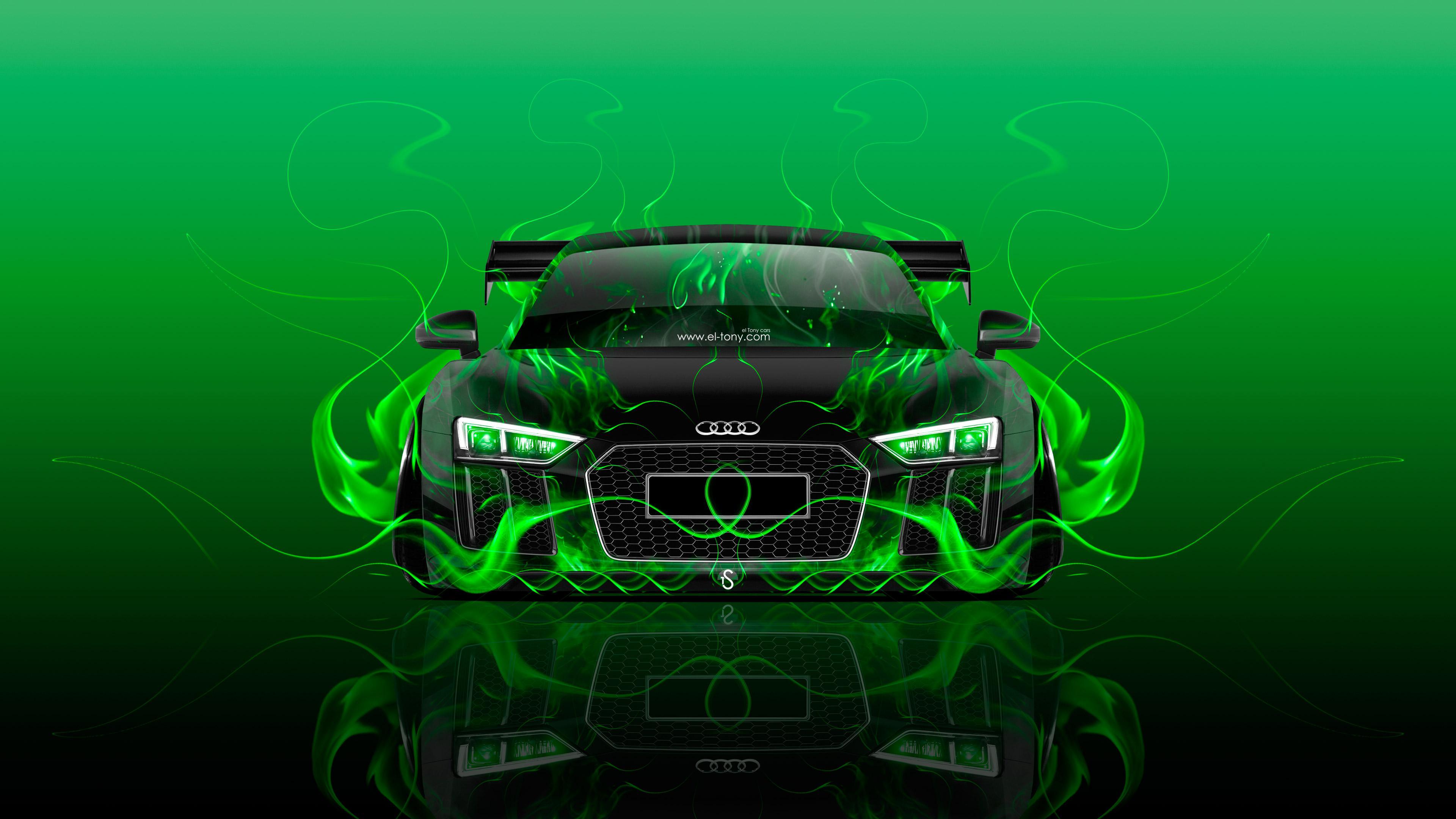 3840x2160 Pix. 2560x1600. background v.1.0 jpeg, Green car