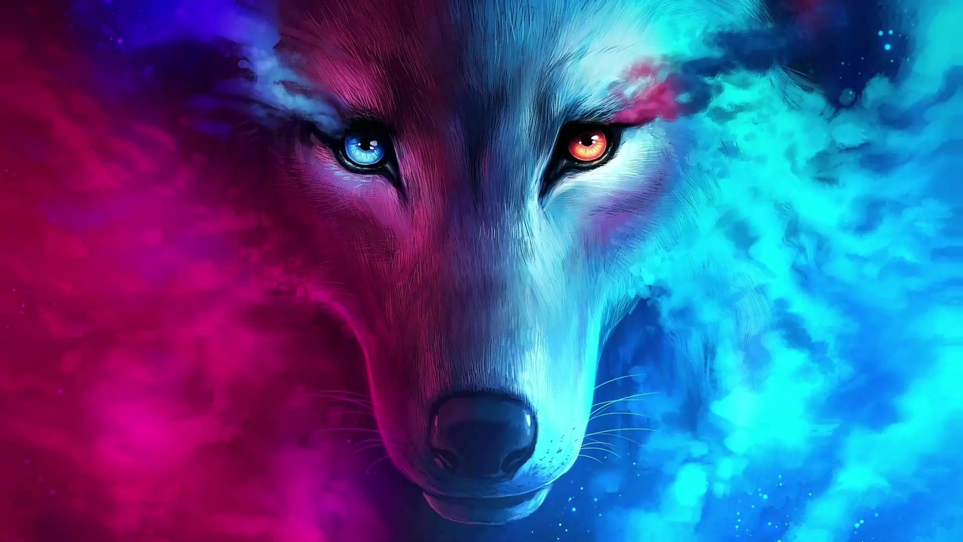 Cosmic Wolf Wallpapers - Top Free Cosmic Wolf Backgrounds - WallpaperAccess