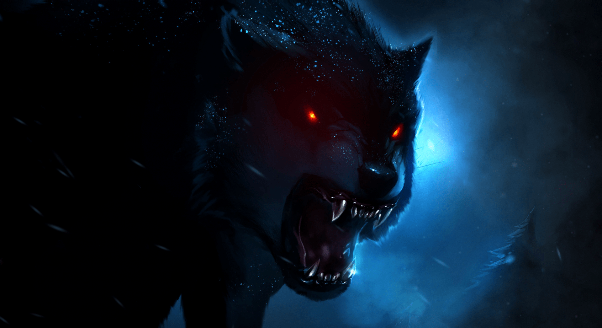 1920x1045 Black Wolf 4K live wallpaper [DOWNLOAD FREE]