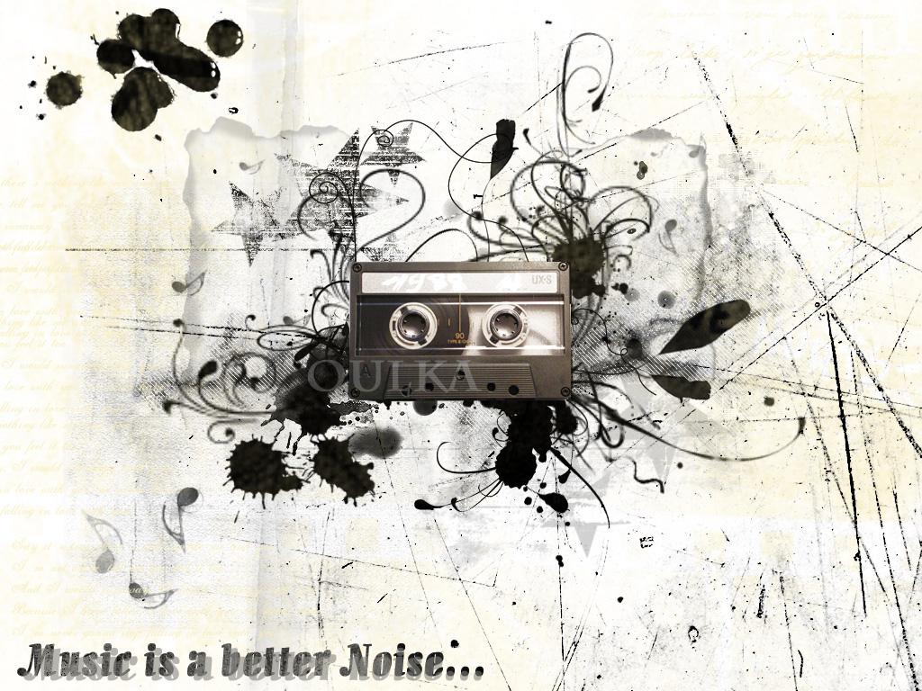 1024x768 pop art wallpaper music notes
