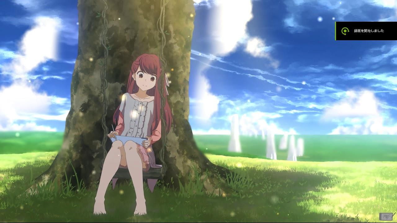 1280x720 Anime girl on a swing by a tree (Shelter) live wallpaper [DOWNLOAD FREE]