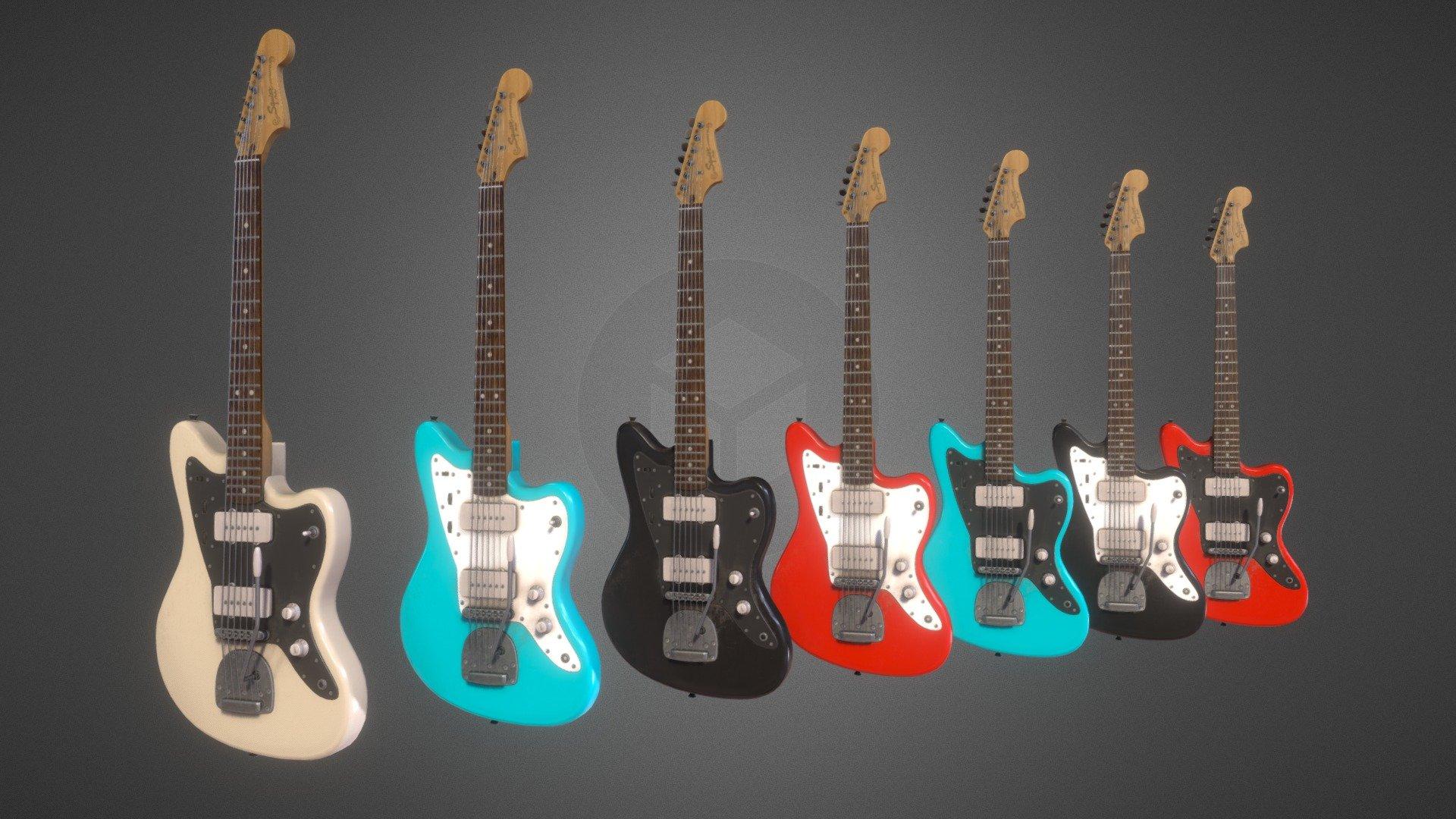 1920x1080 Squier Jazzmaster by Fender : Custom Colors model by axel.renwart [2aff47c]