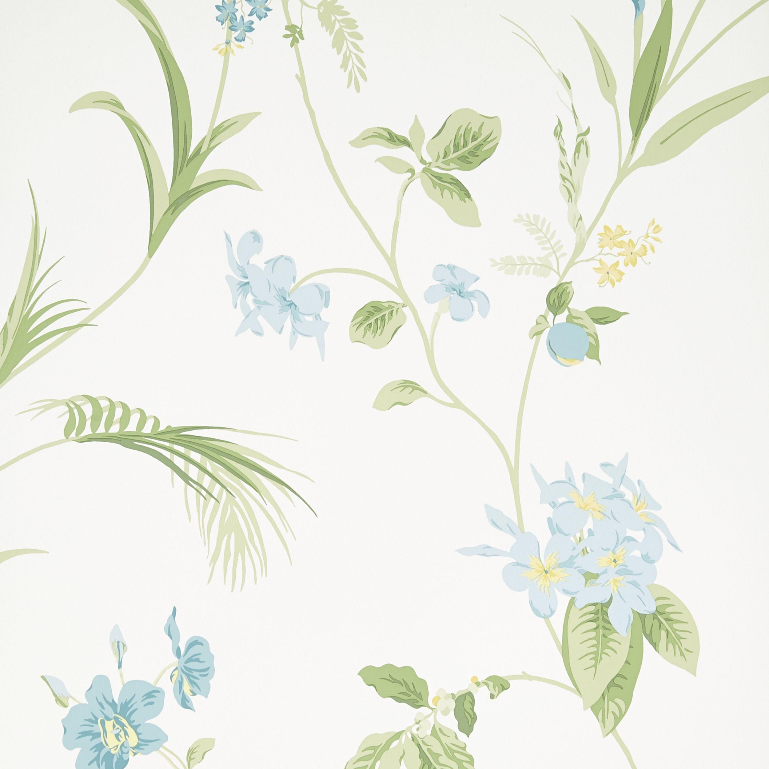 2500x2500 Orchid Apple Green Floral Wallpaper