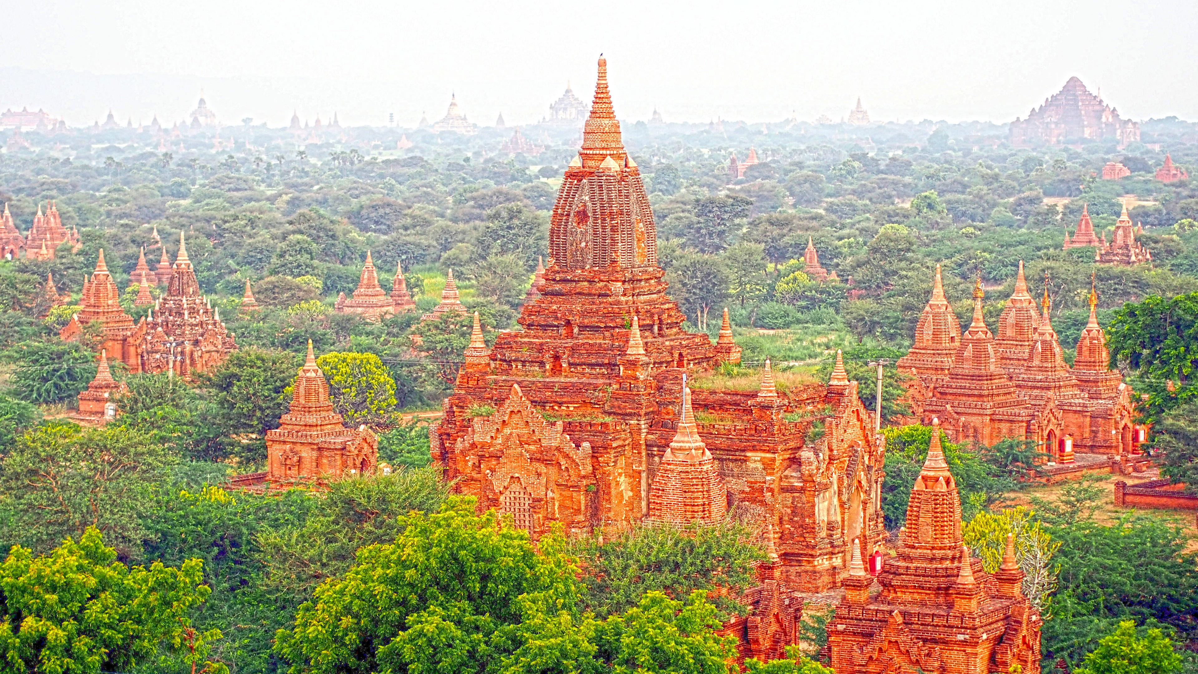 3840x2160 Wallpaper. Cities. photo. picture. asian, Bagan, Myanmar, Burma, the temple