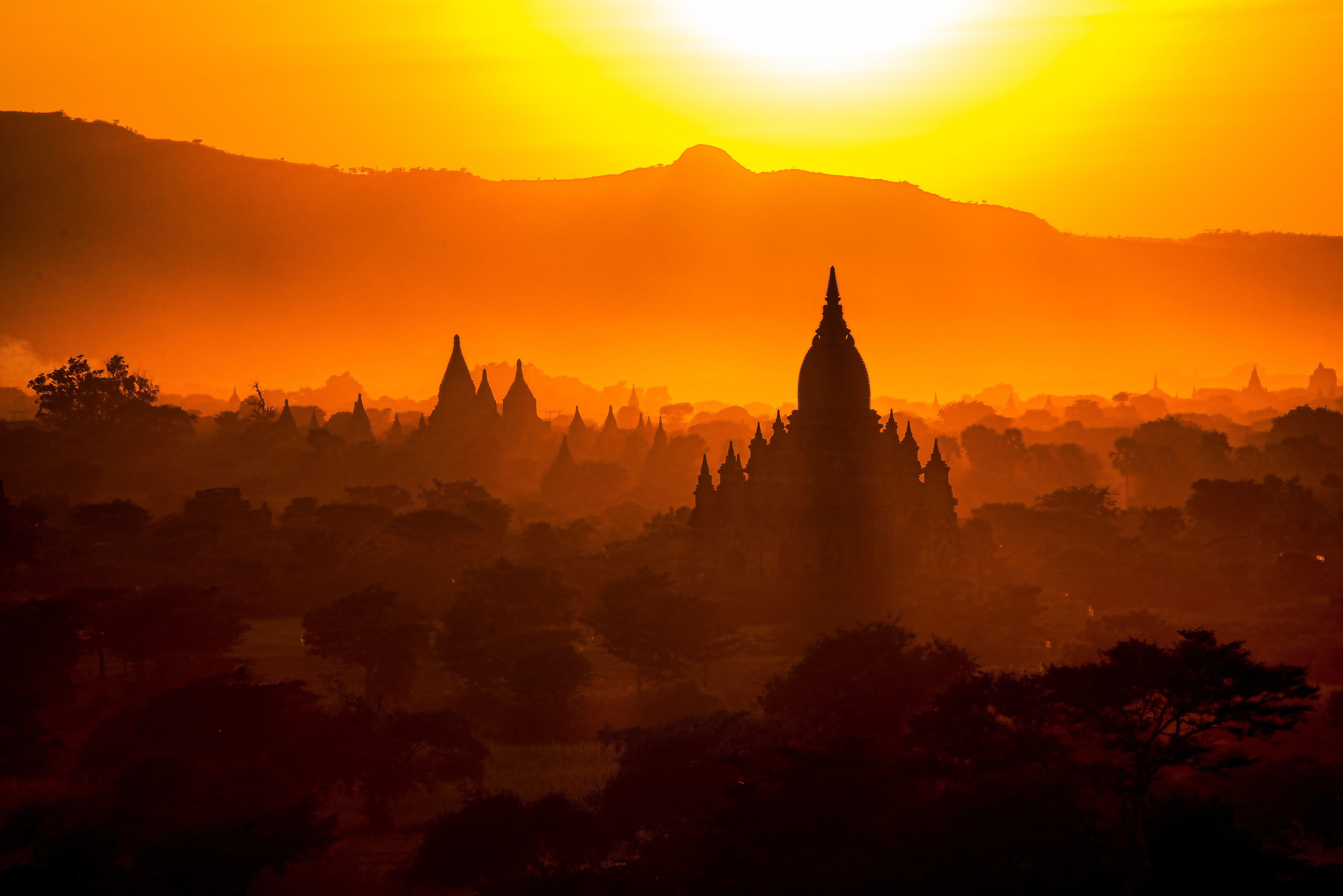 7207x4809 landmark photography, bagan, myanmar, bagan, myanmar #Temples Bagan, Myanmar #landmark #photography Christopher Michel #. Bagan sunrise, Sunset photography, Bagan