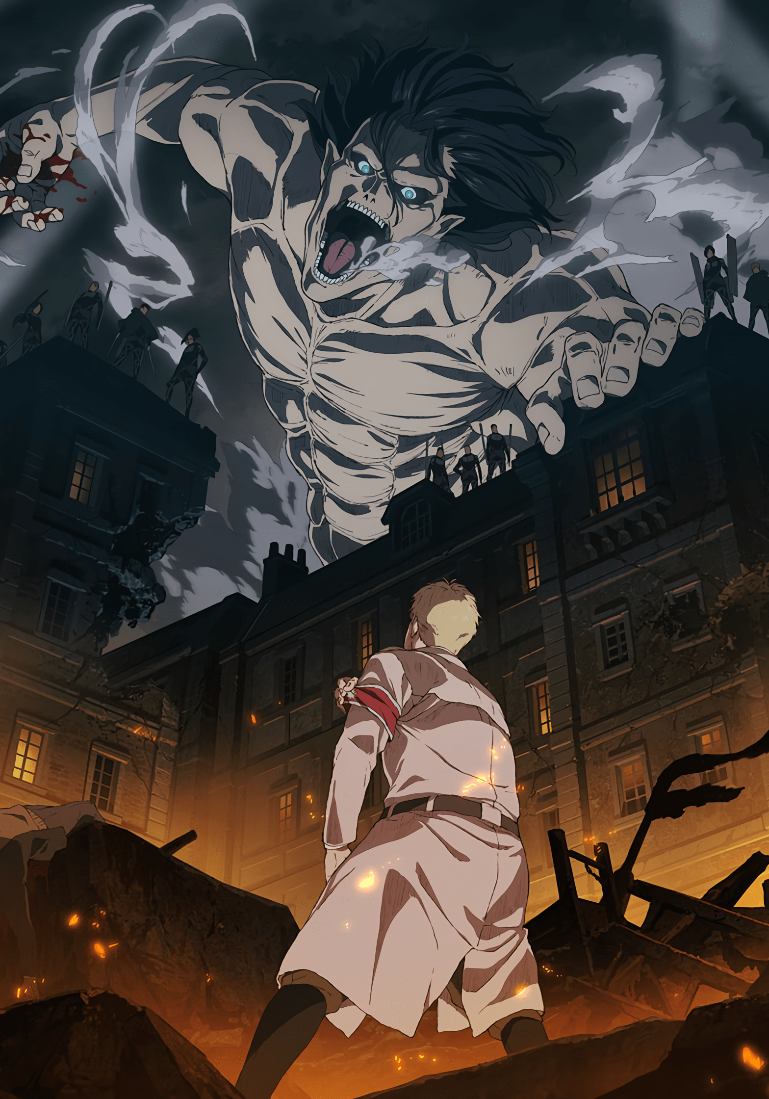 1568x2240 Attack On Titan Wallpaper