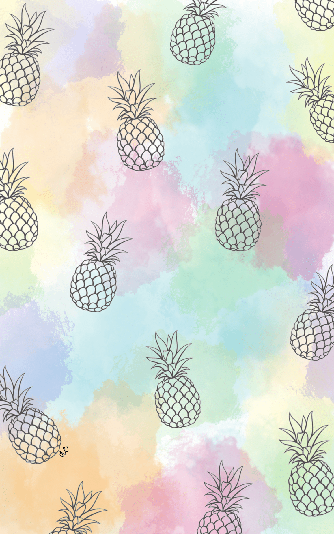 1157x1851 Pineapple Vacation Wallpaper. Pineapple wallpaper, iPhone wallpaper pineapple, Cute pineapple wallpaper