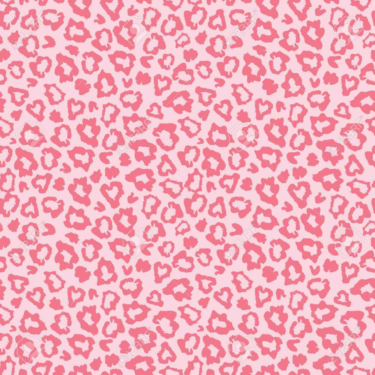 1300x1300 Pink Leopard Print Wallpaper
