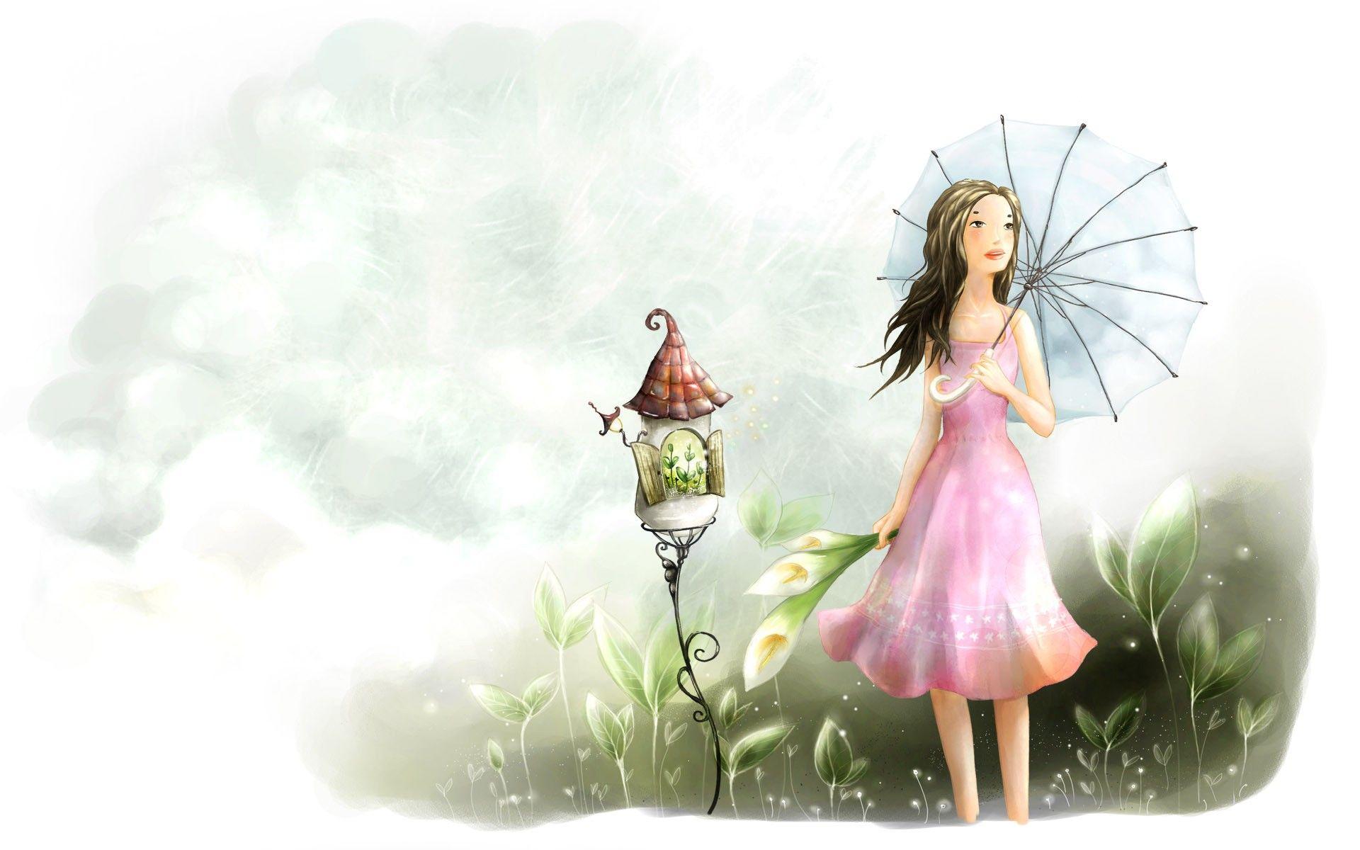 1920x1200 Cute Girly Wallpaper Drawing
