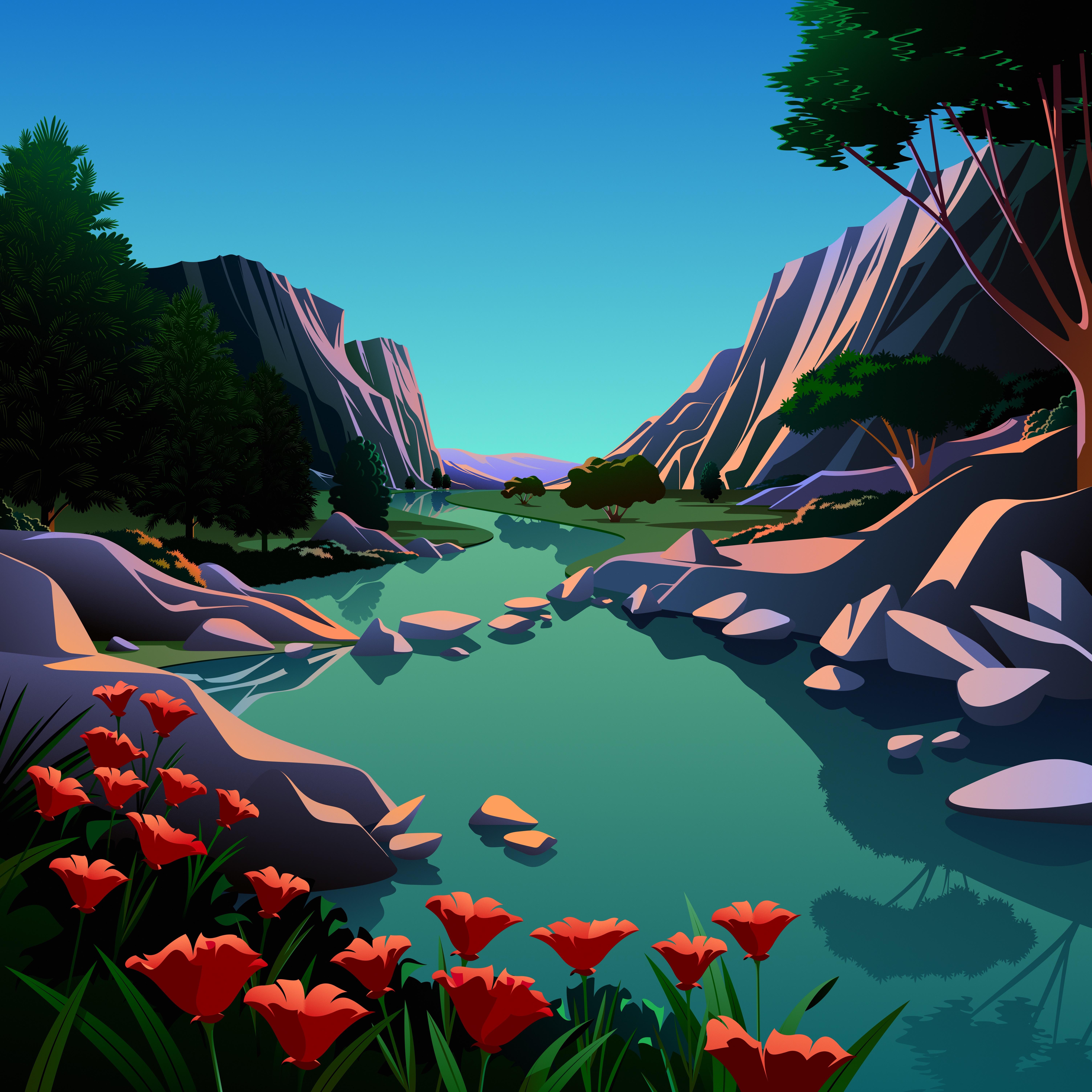 6016x6016 macOS Big Sur 11.0.1 includes even more new wallpaper, download them here