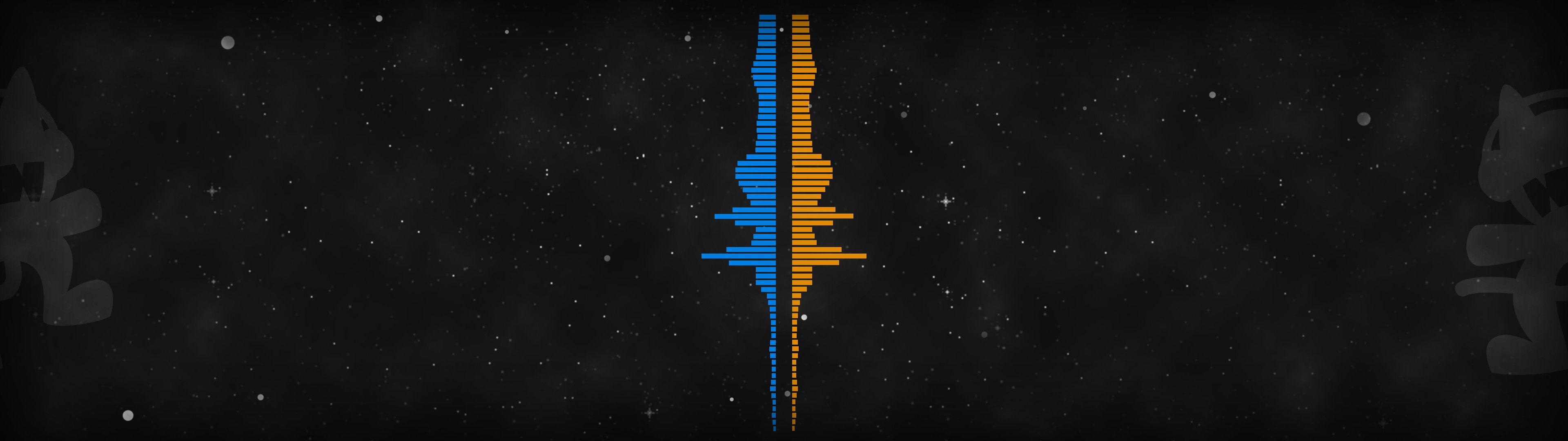 3840x1080 Dark Dual Screen Wallpaper